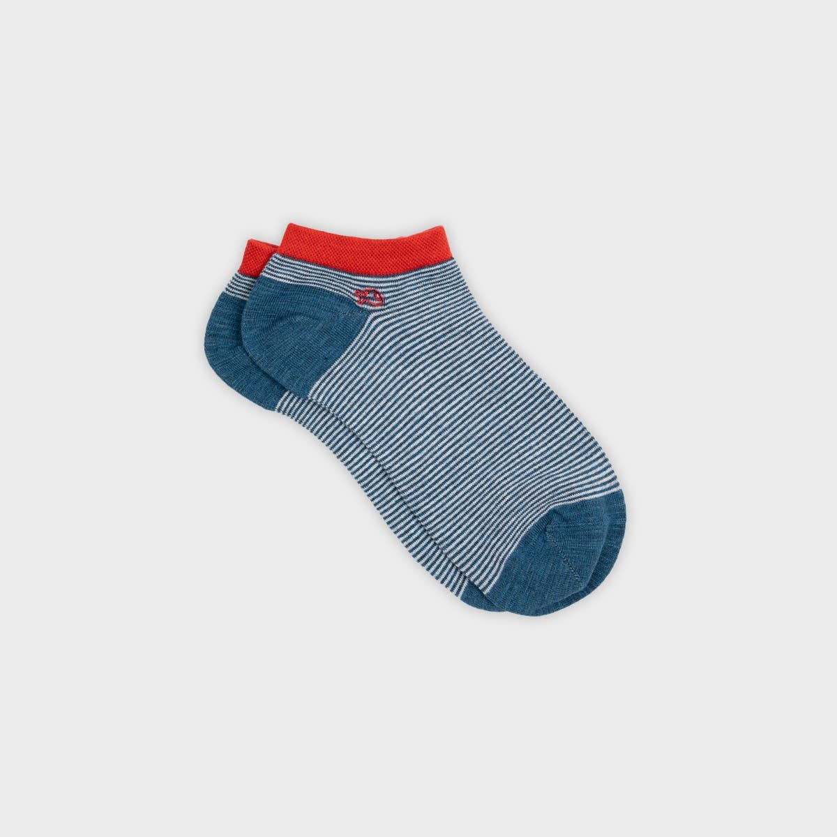 Striped Socks - Blue, White Striped - Boutique Bubbles