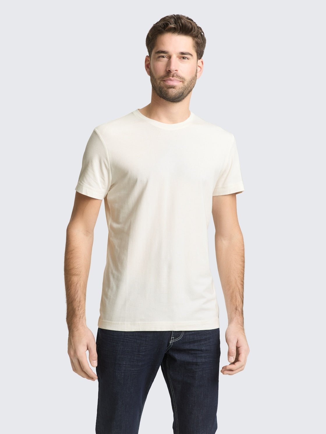 TOM TAILOR - Basic fitted T-shirt - 1050138 - Boutique Bubbles