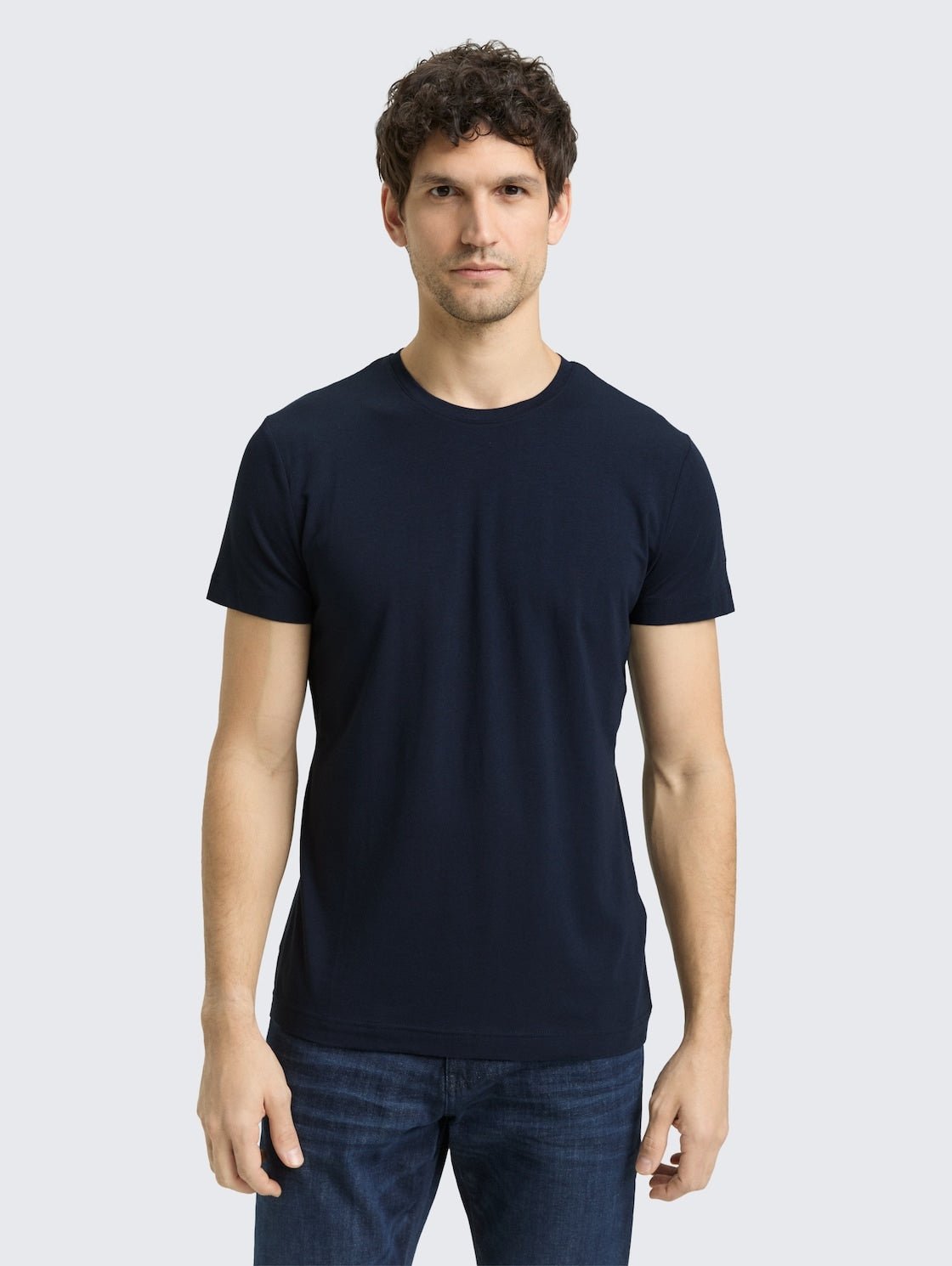 TOM TAILOR - Basic fitted T-shirt - 1050138 - Boutique Bubbles