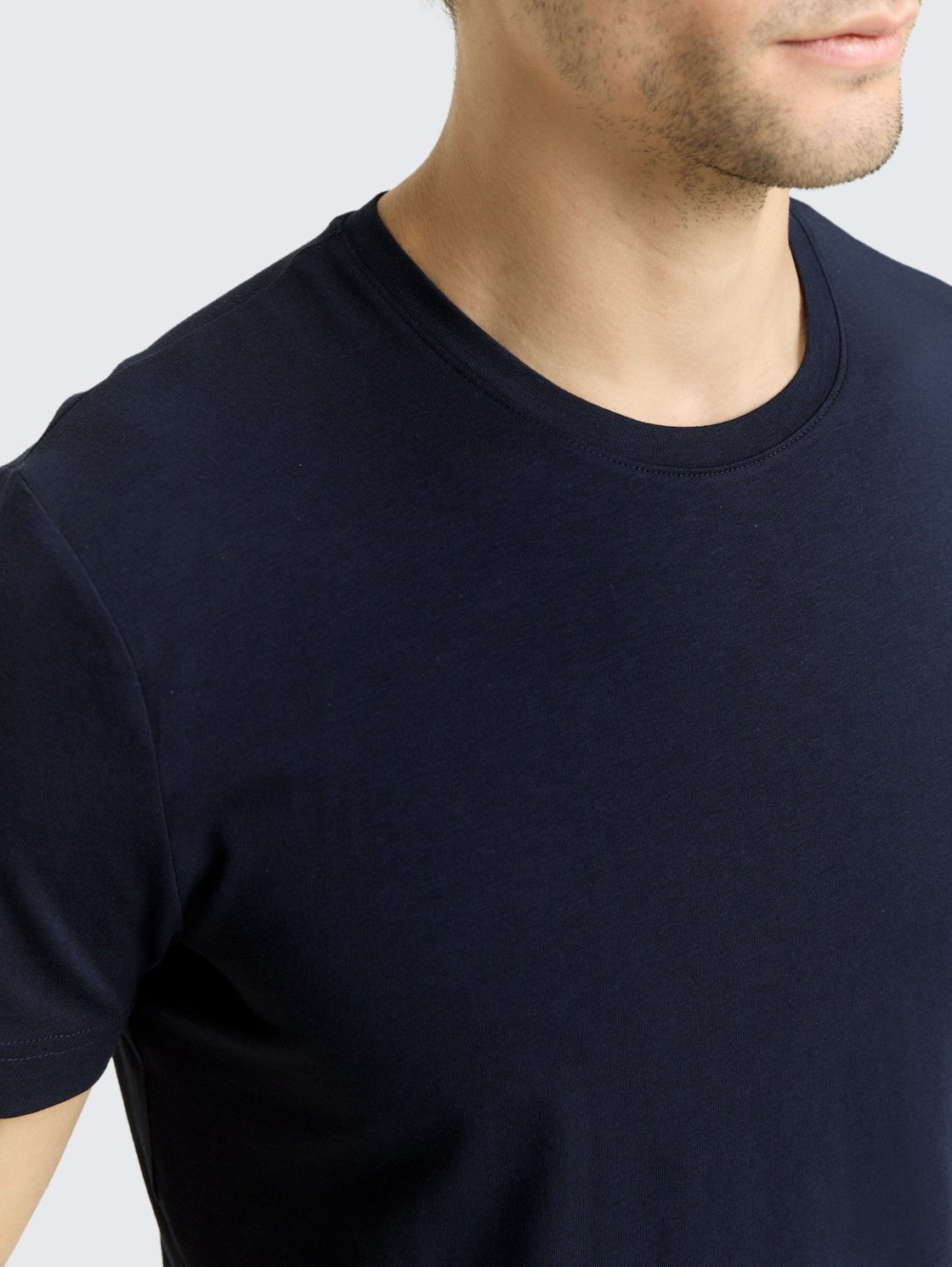 TOM TAILOR - Basic fitted T-shirt - 1050138 - Boutique Bubbles