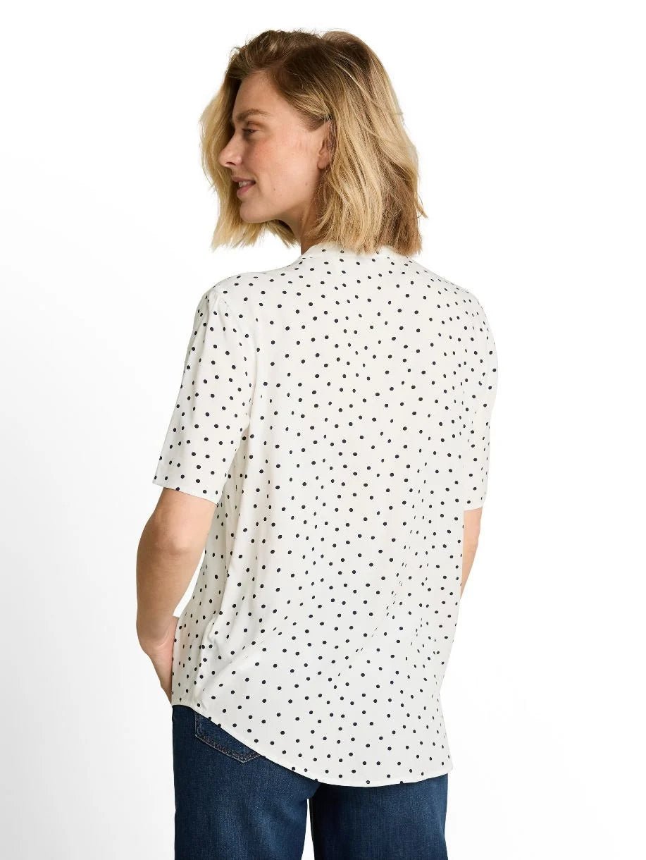 TOM TAILOR - Blouse printed with v-neck - 1051189 - Boutique Bubbles