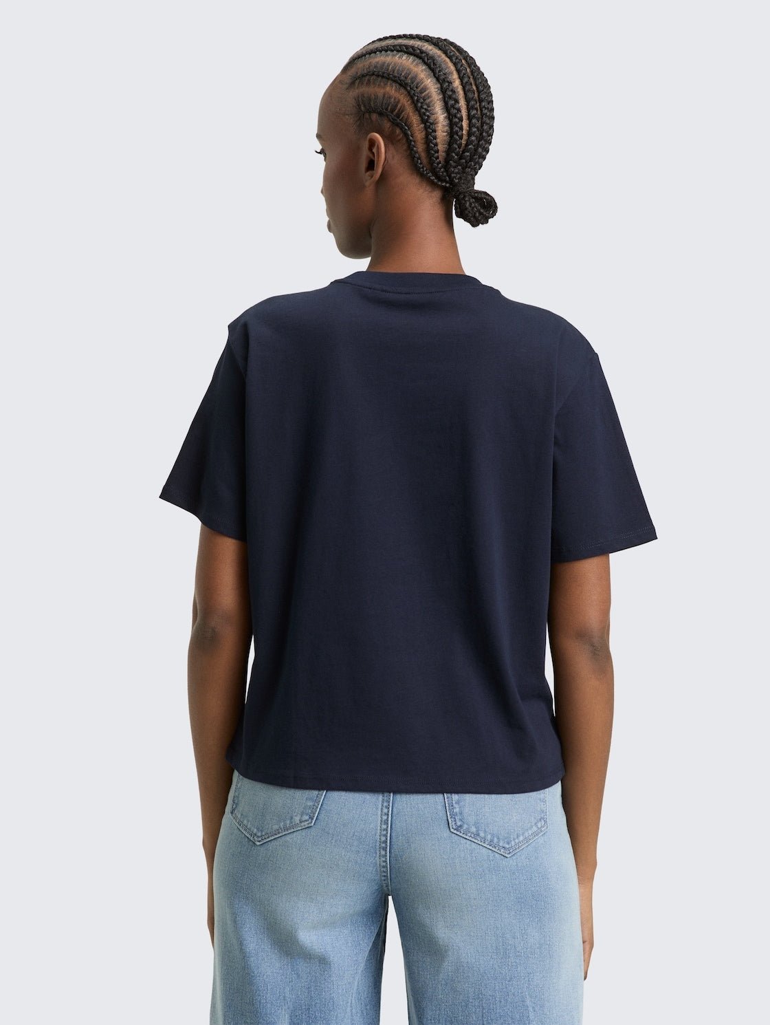 TOM TAILOR - Boxy fit T-shirt with embroidery - 1050481 - Boutique Bubbles