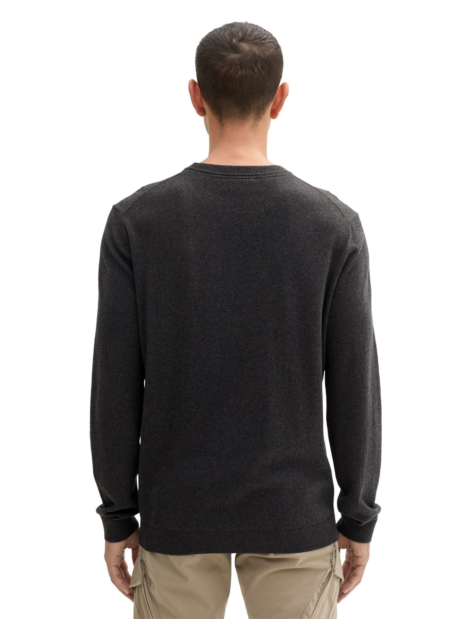 TOM TAILOR - Cotton Cashmere Crew Neck Knit - 1043266 - Boutique Bubbles