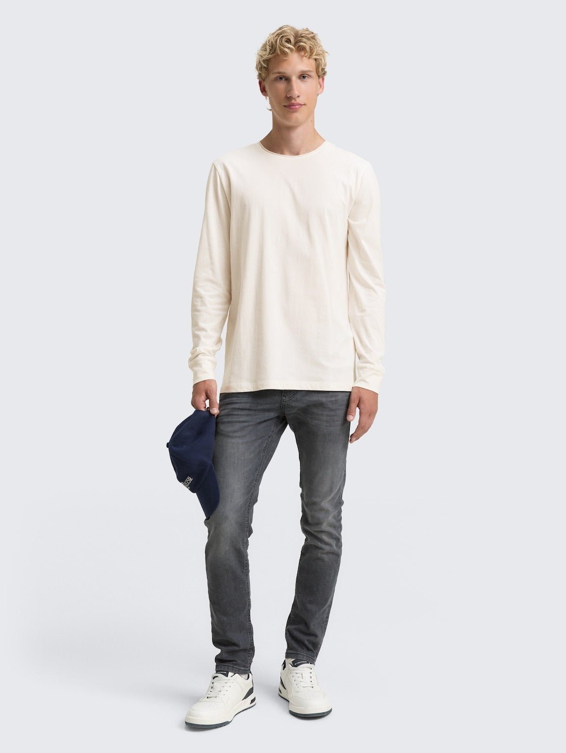 TOM TAILOR - Cotton long - sleeved shirt - 1048032 - Boutique Bubbles