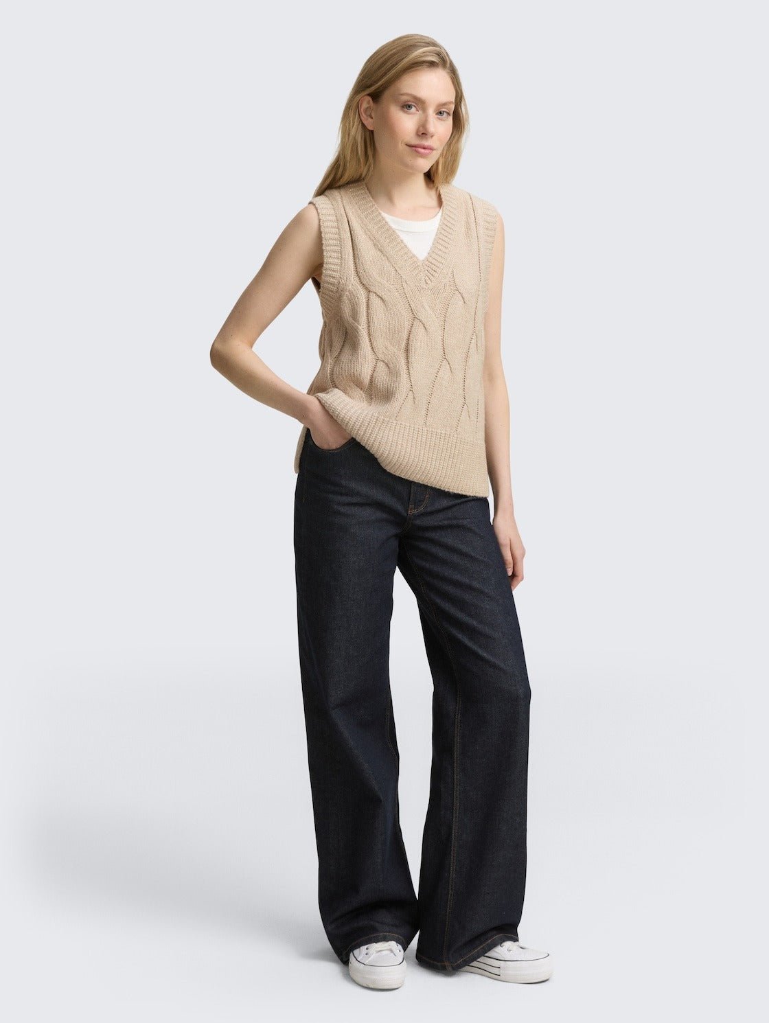 TOM TAILOR - Jumper with cable pattern - 1047708 - Boutique Bubbles