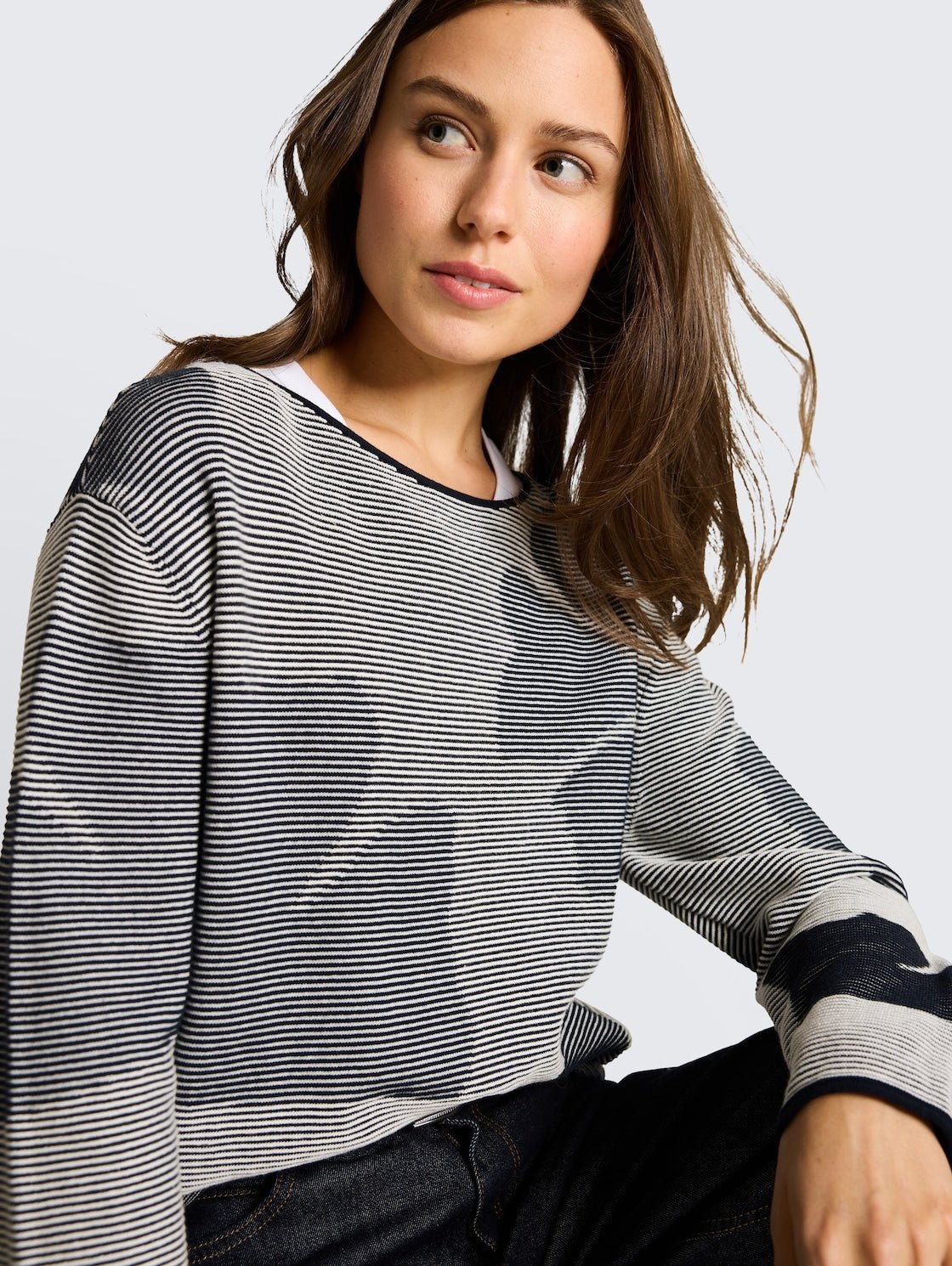 TOM TAILOR - Knitted jumper made from cotton - 1050548 - Boutique Bubbles
