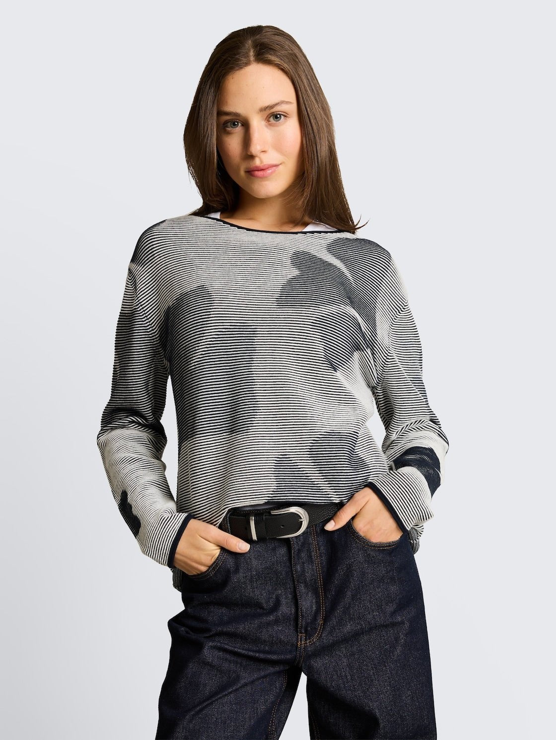 TOM TAILOR - Knitted jumper made from cotton - 1050548 - Boutique Bubbles