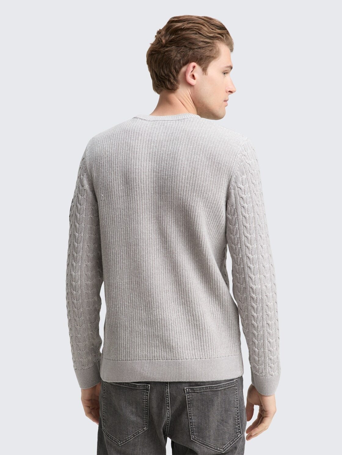 TOM TAILOR - Knitted jumper with cable knit pattern - 1049475 - Boutique Bubbles