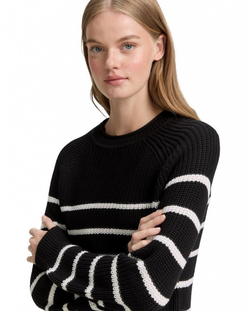 TOM TAILOR - Knitted jumper with light balloon sleeves - 1043309 - Boutique Bubbles