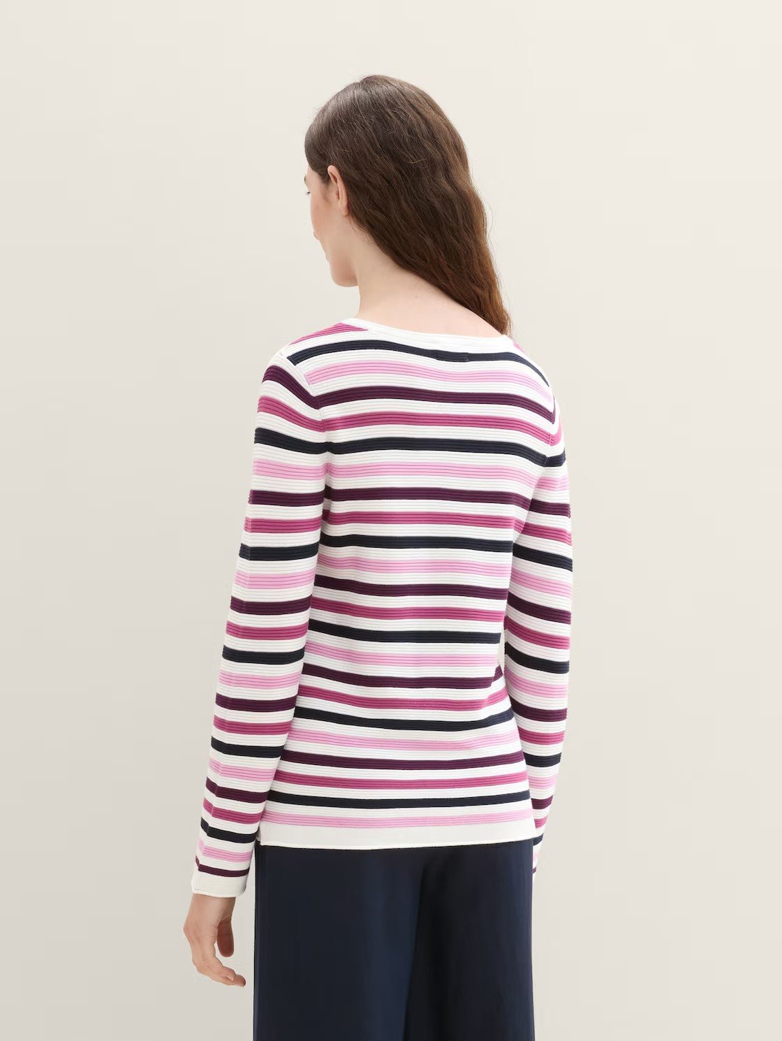 TOM TAILOR - Knitted jumper with organic cotton - 1016350 - Boutique Bubbles