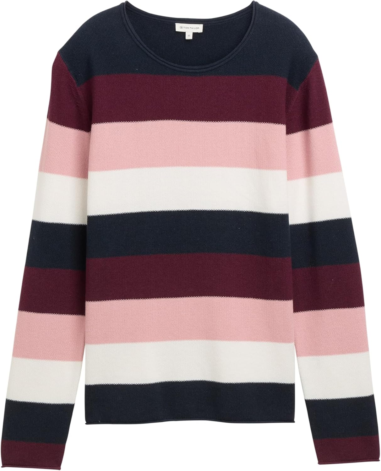 TOM TAILOR - Knitted jumper with round neckline - 1042952 - Boutique Bubbles