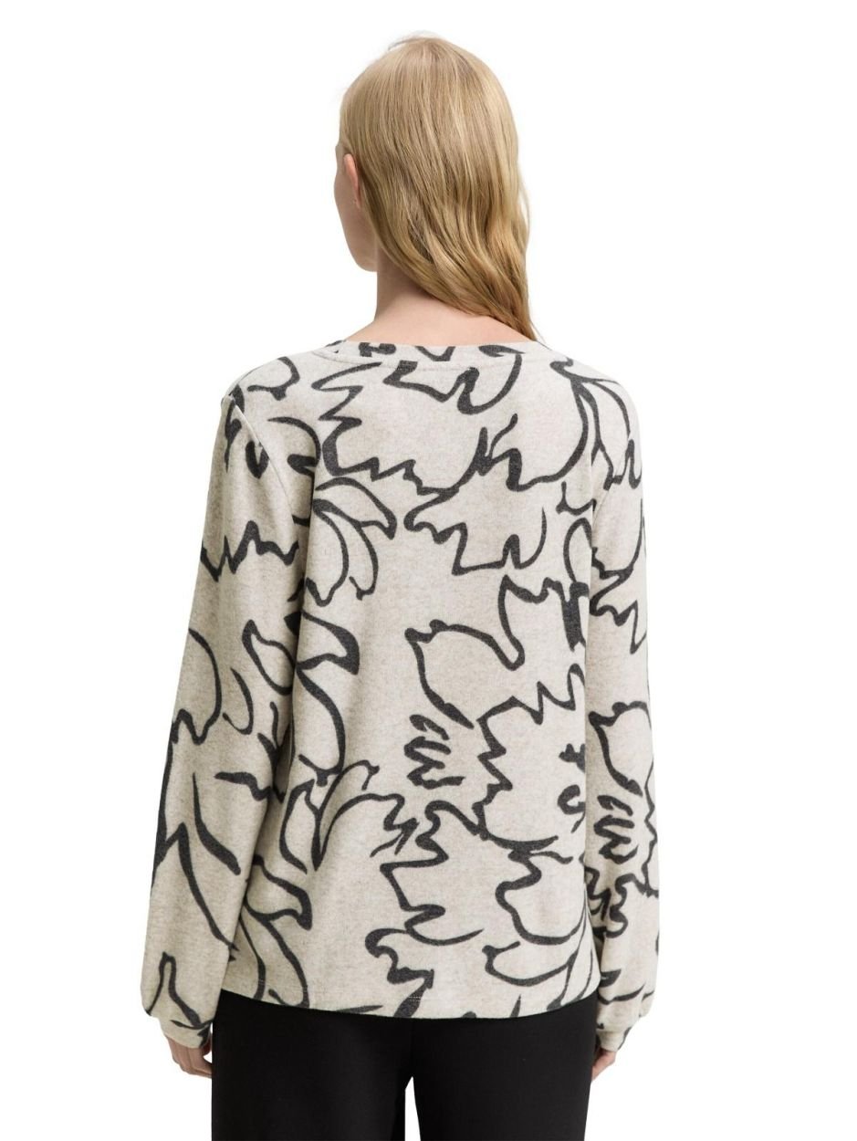 TOM TAILOR - Long sleeve shirt with pattern - 1044923 - Boutique Bubbles