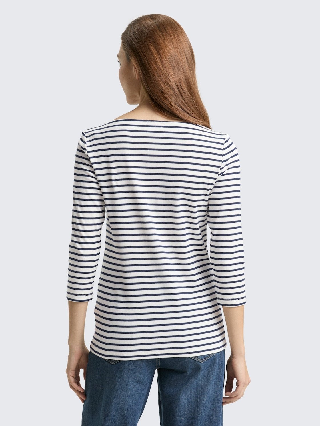 TOM TAILOR - Long - sleeved shirt with striped pattern - 1050415 - Boutique Bubbles