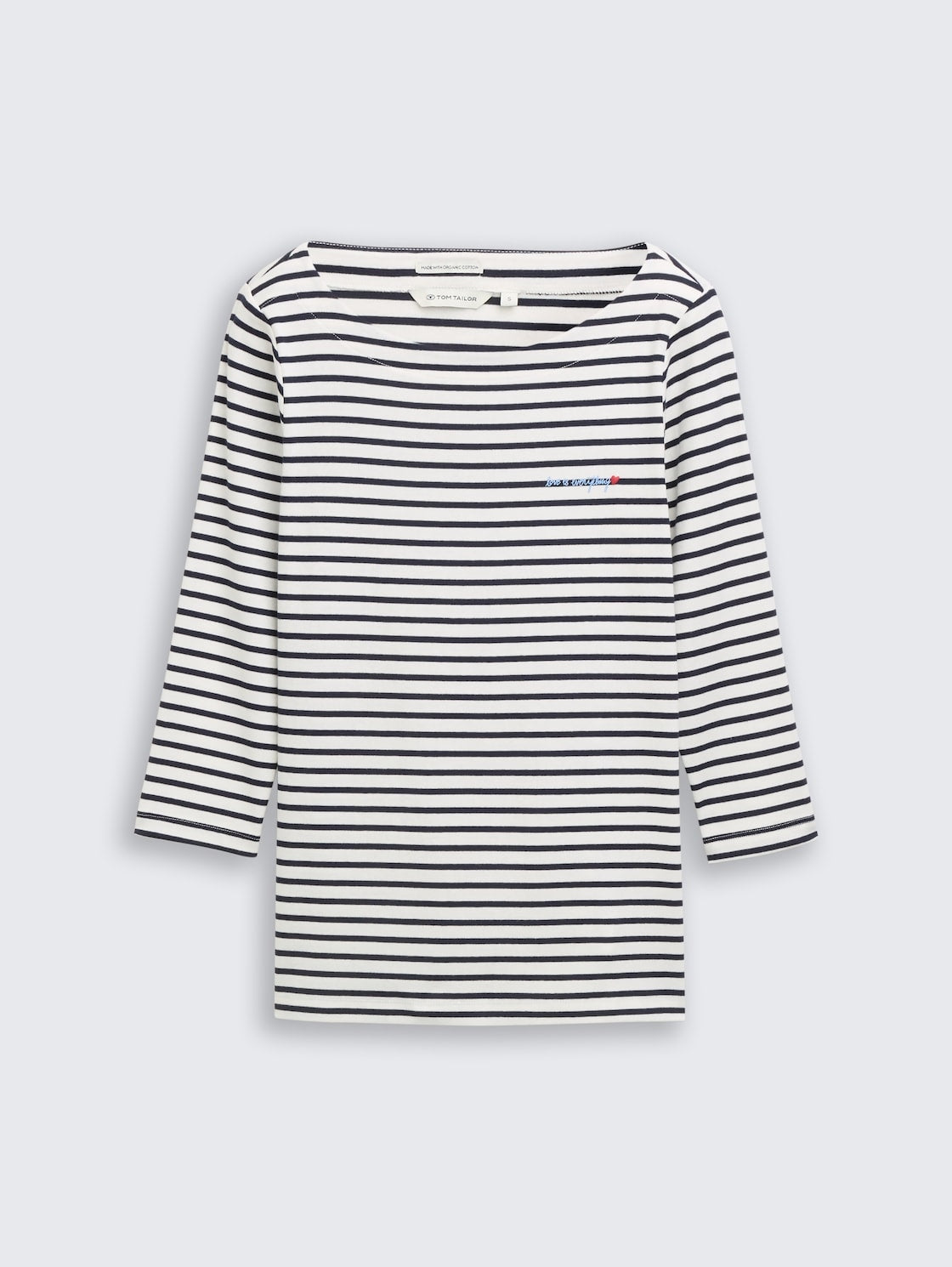 TOM TAILOR - Long - sleeved shirt with striped pattern - 1050415 - Boutique Bubbles