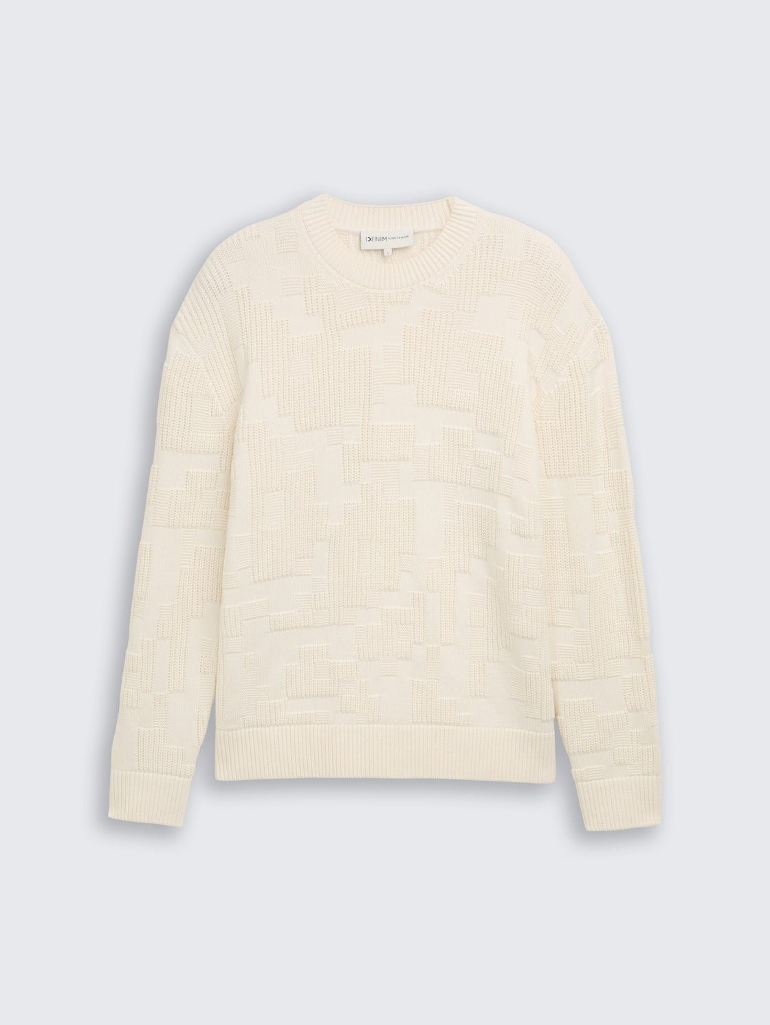 TOM TAILOR - Loose fit knitted jumper with pattern - 1047982 - Boutique Bubbles