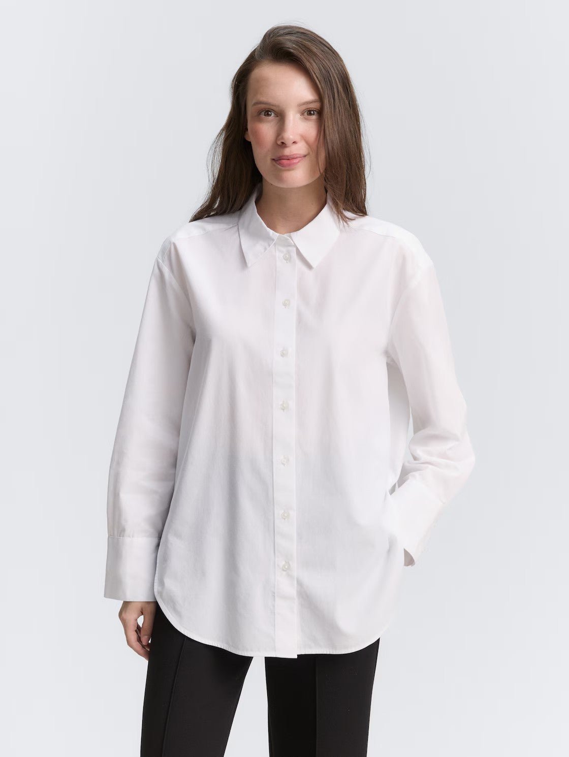 TOM TAILOR - Loose fit poplin shirt blouse - 1048319 - Boutique Bubbles