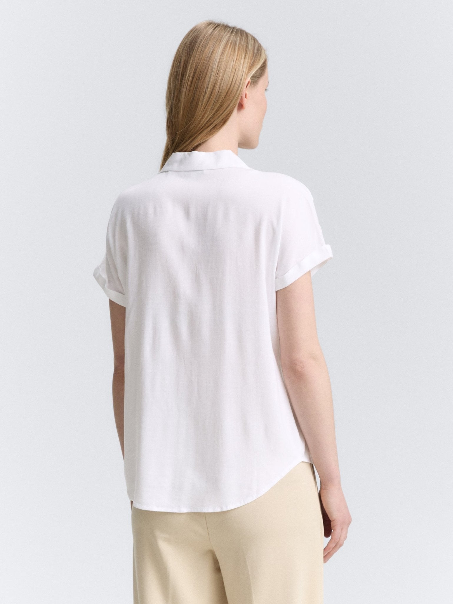 TOM TAILOR - Loose - fit viscose blouse - 1046191 - Boutique Bubbles