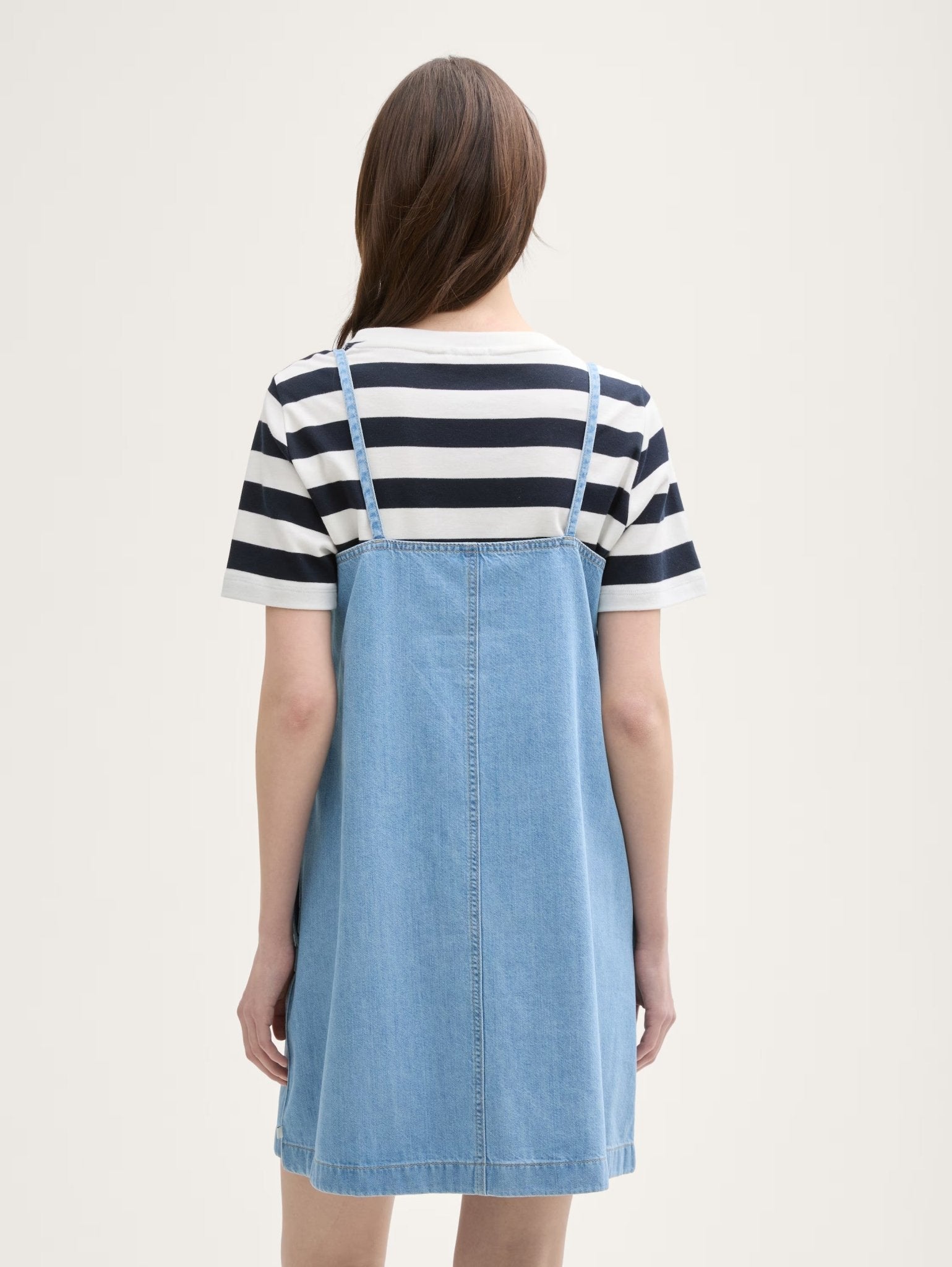 TOM TAILOR - Mini denim dress with slit pockets - 1046643 - Boutique Bubbles
