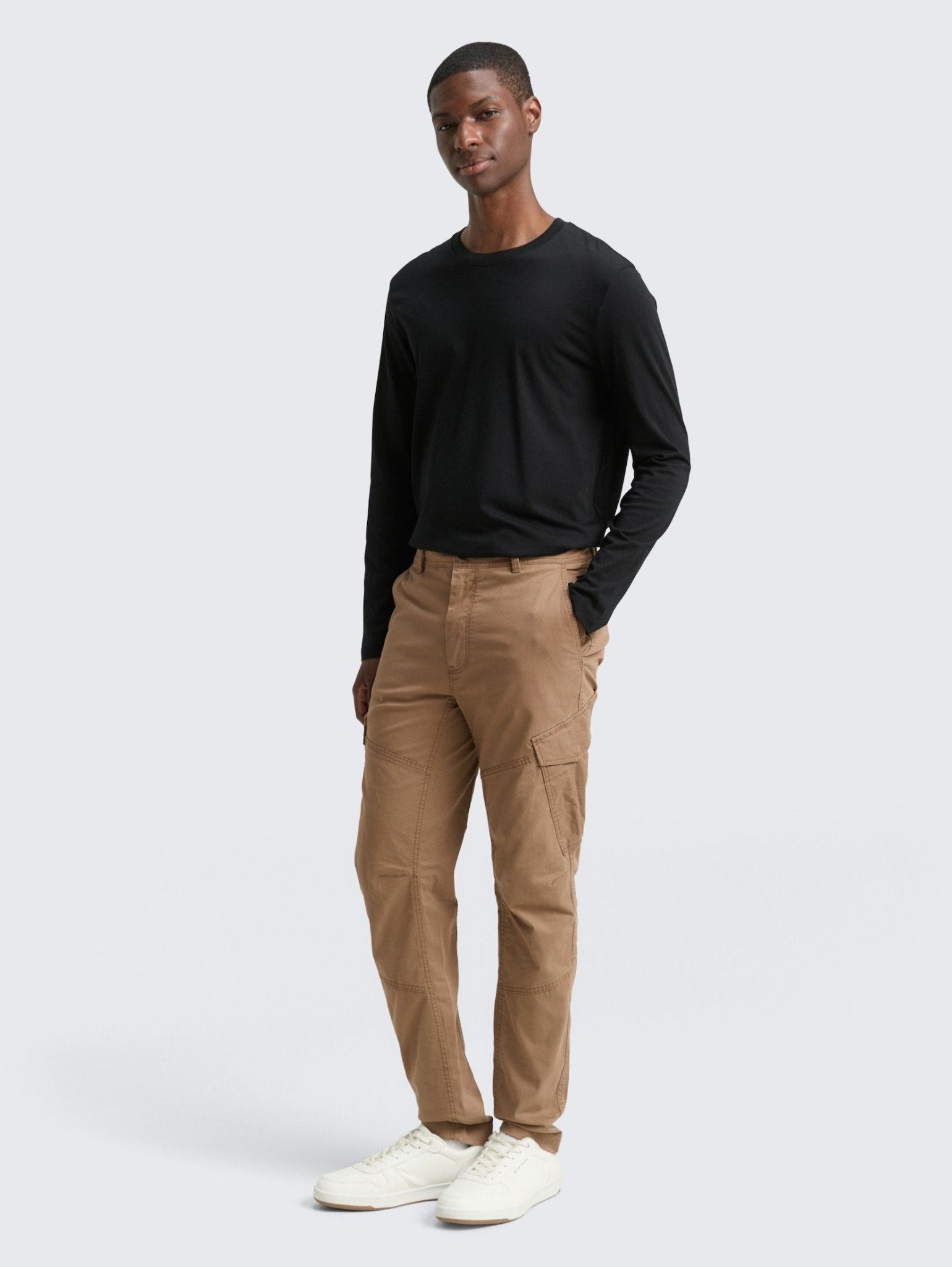 TOM TAILOR - Regular tapered cargo trousers - 1042559 - Boutique Bubbles
