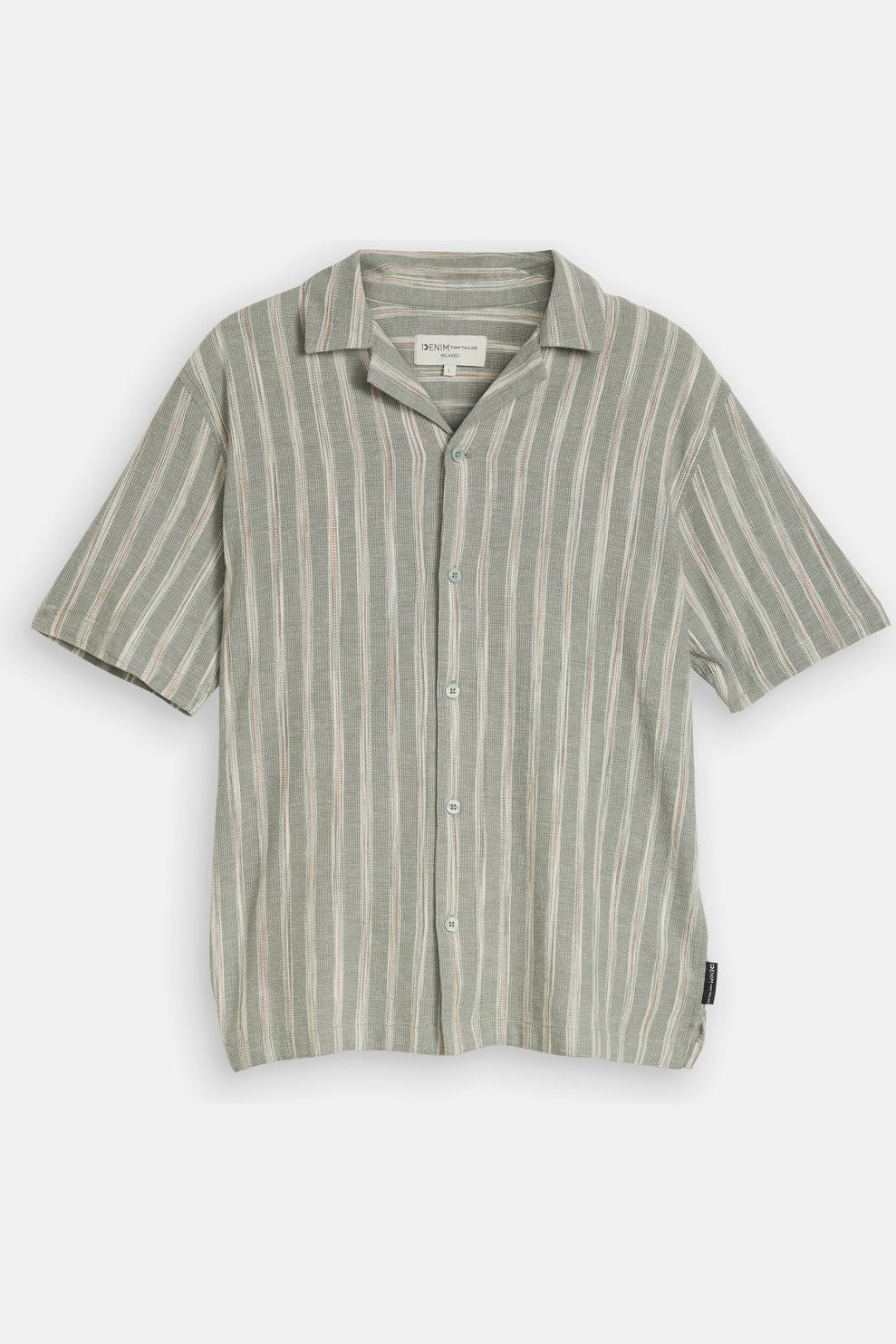 TOM TAILOR - Relaxed Structured Striped Shirt - 1049676 - Boutique Bubbles