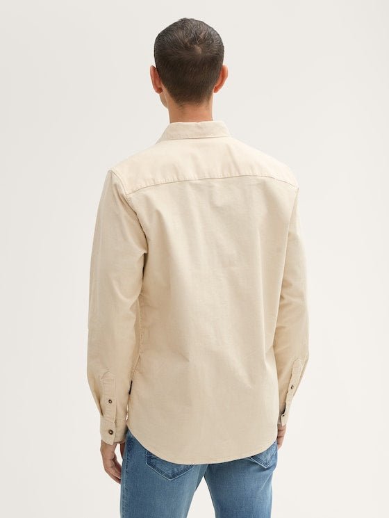 TOM TAILOR - Stretch Corduroy Shirt - 1042658 - Boutique Bubbles