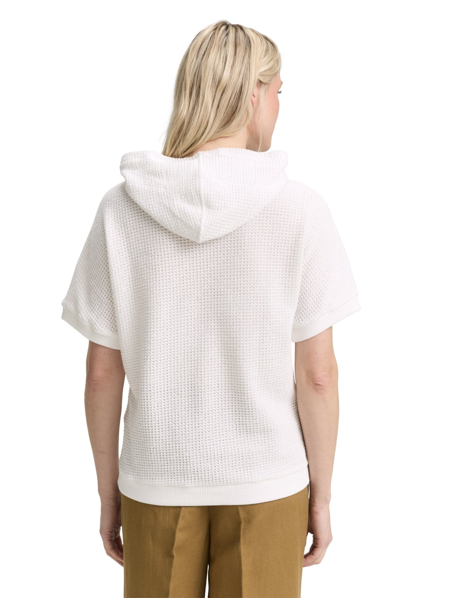 TOM TAILOR - Sweatshirt knitted hoodie - 1046473 - Boutique Bubbles