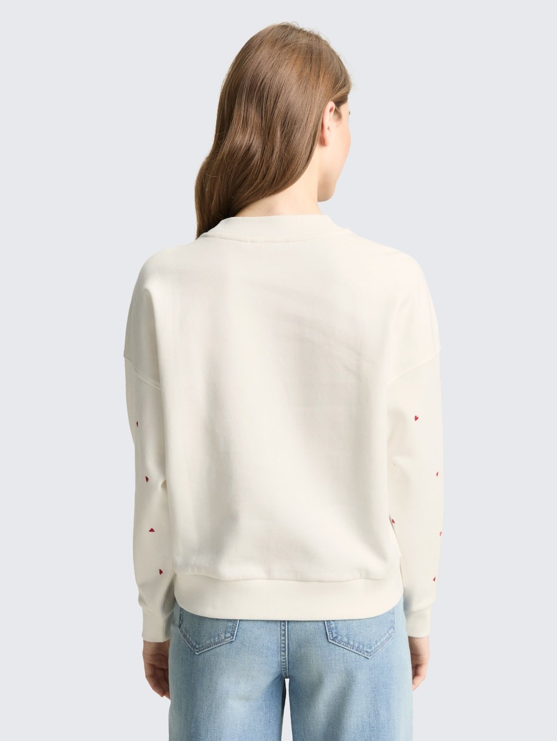TOM TAILOR - Sweatshirt With Embroidery - 1050822 - Boutique Bubbles