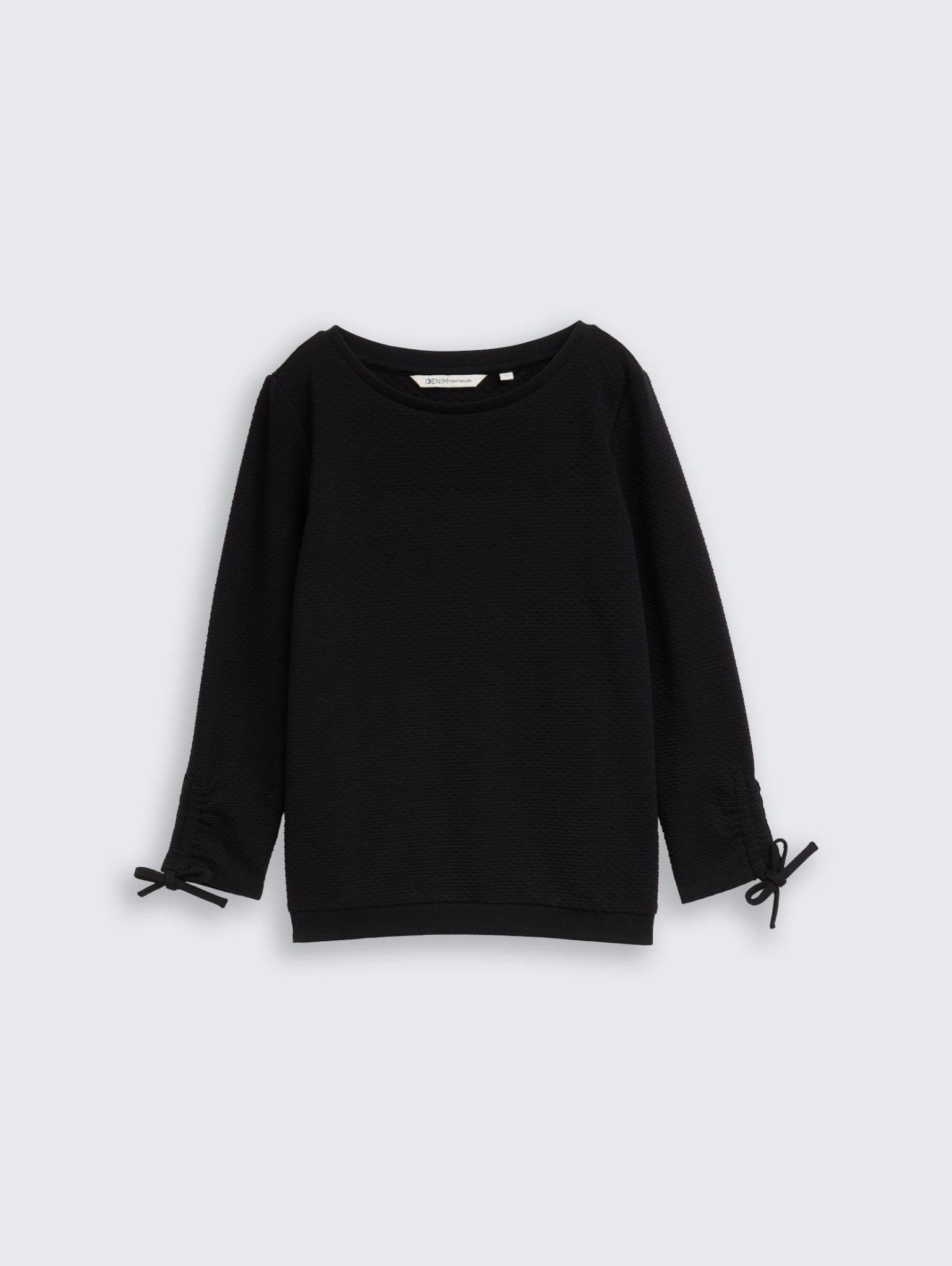TOM TAILOR - Sweatshirt with gathered sleeves - 1047227 - Boutique Bubbles