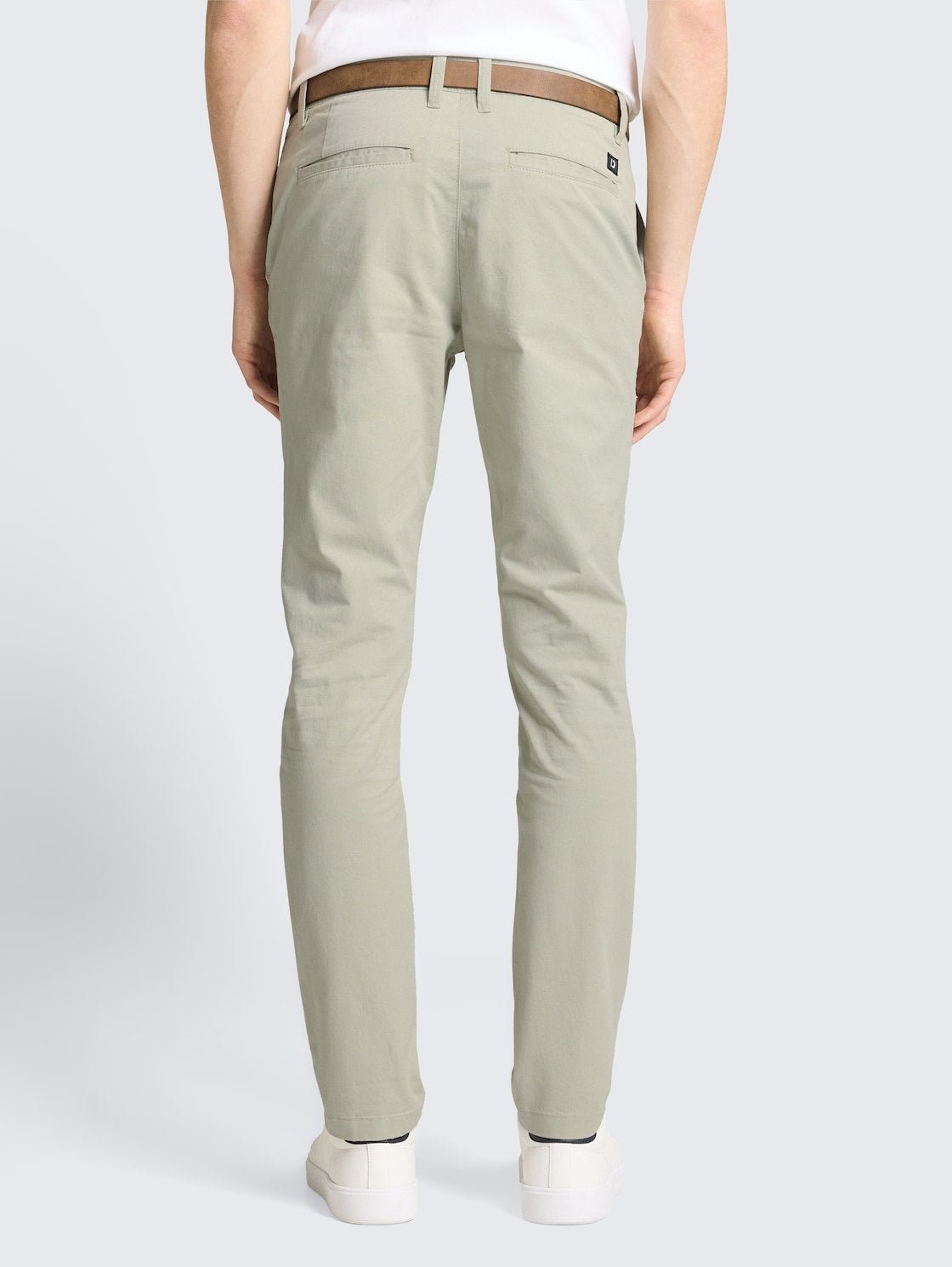 TOM TAILOR - TTSLIM chino trousers with belt - 1052070 - Boutique Bubbles