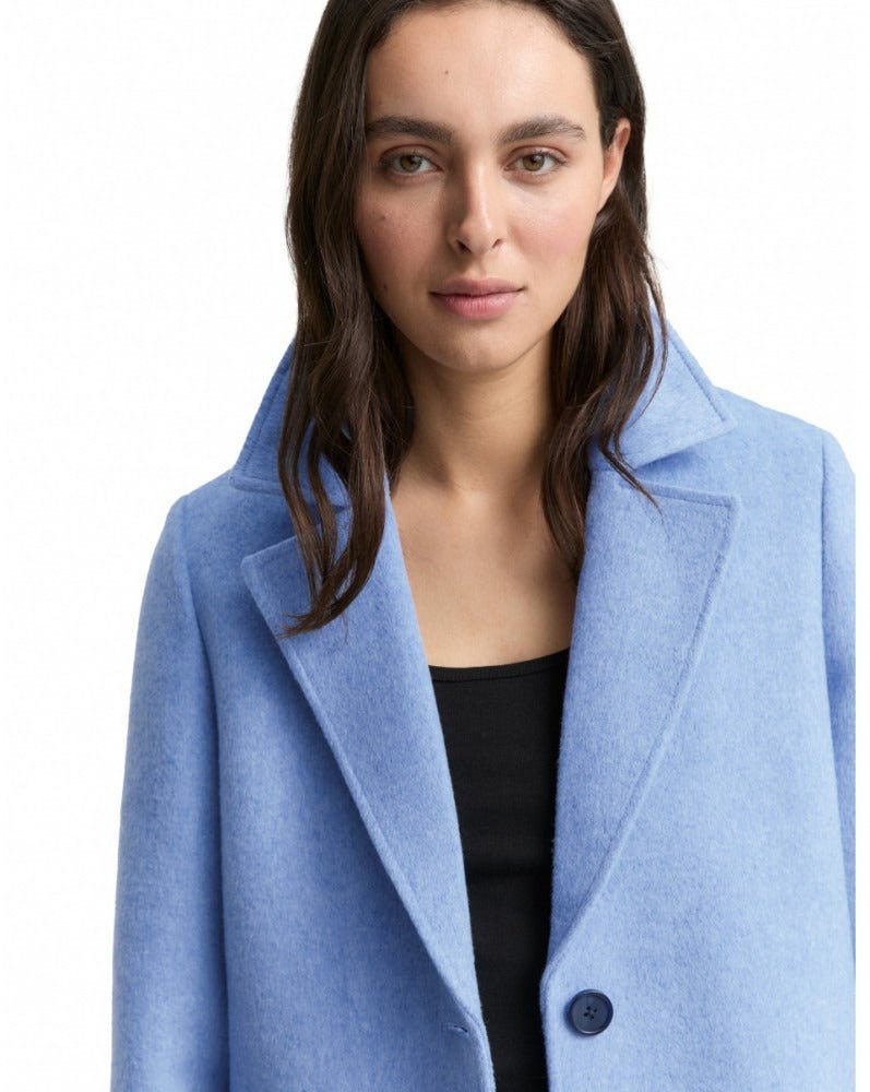 TOM TAILOR - Wool coat with slit pockets - 1046603 - Boutique Bubbles