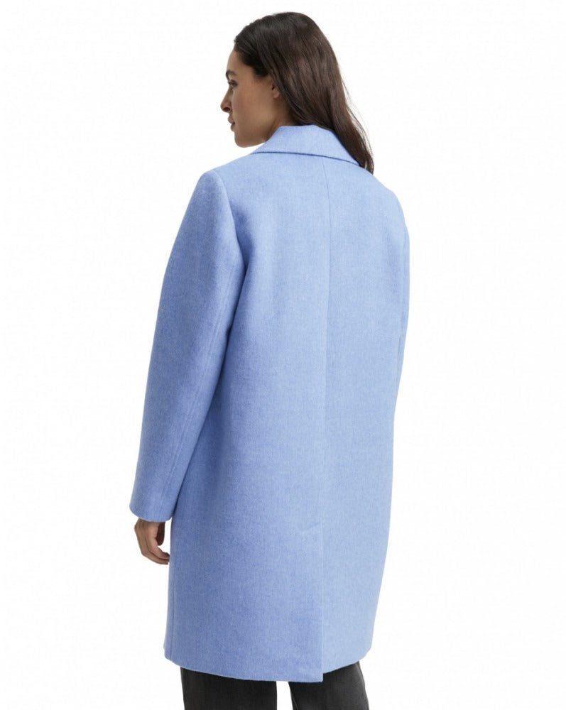 TOM TAILOR - Wool coat with slit pockets - 1046603 - Boutique Bubbles