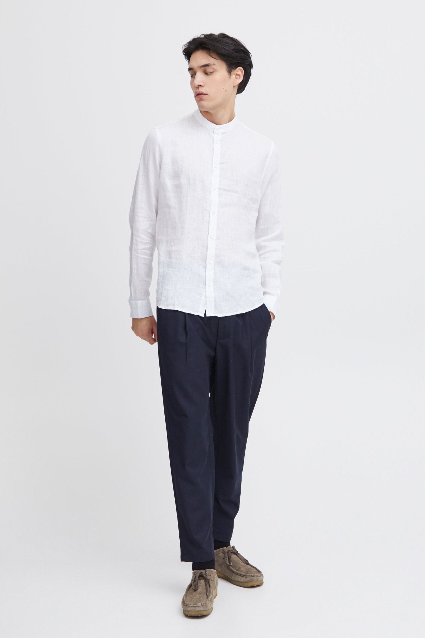 CASUAL FRIDAY - Anton LS CC linen shirt - 20504334 - Boutique Bubbles