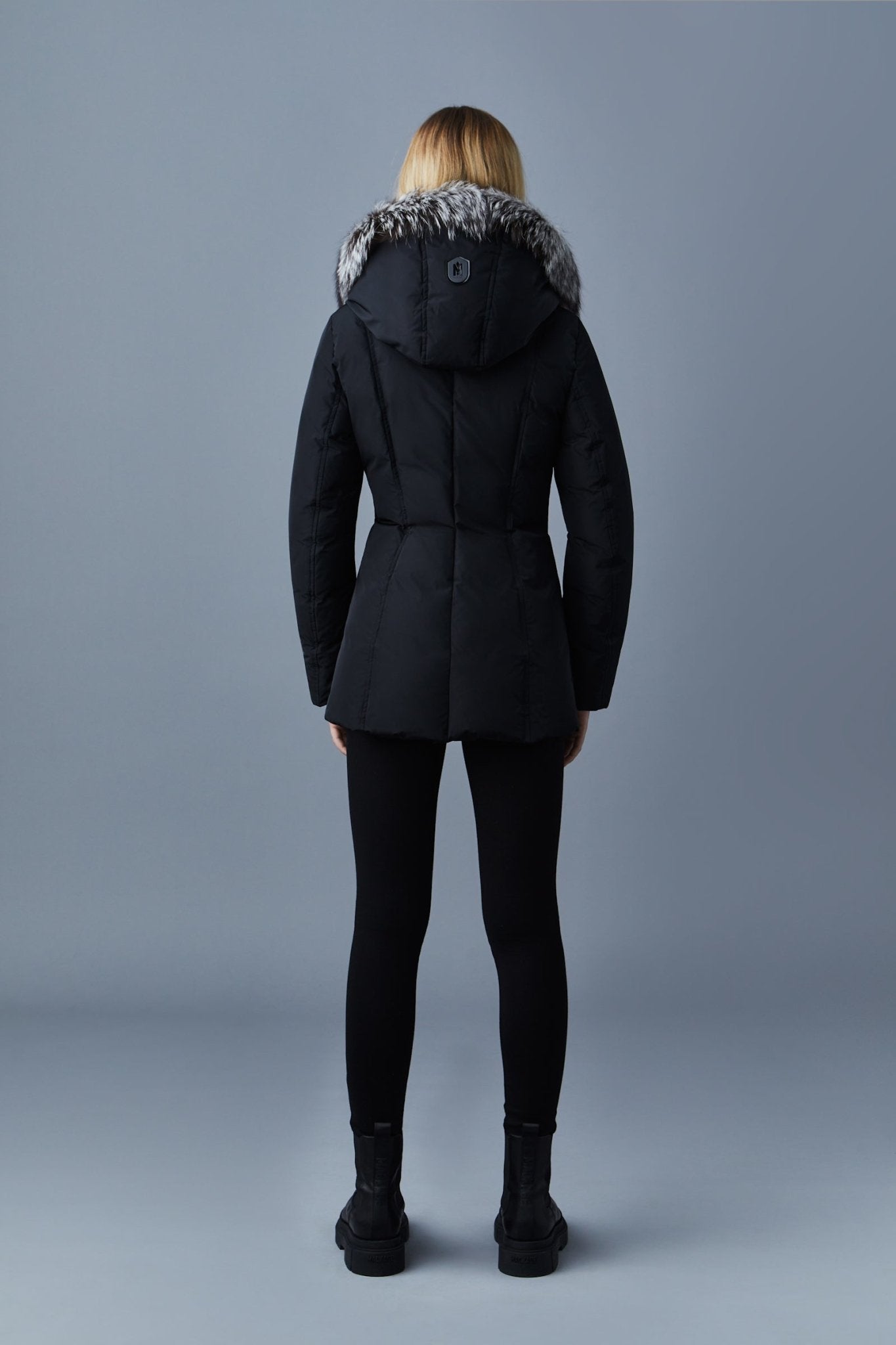 MACKAGE ADALI-X - down coat with signature silverfox fur collar - Boutique Bubbles