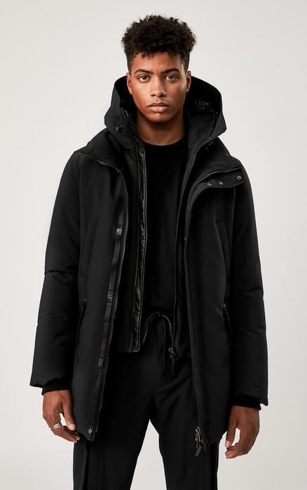 MACKAGE EDWARD-NF 2-in-1 down parka with hooded bib (WITHOUT LOGO ON THE LEFT SLEEVE) - Boutique Bubbles