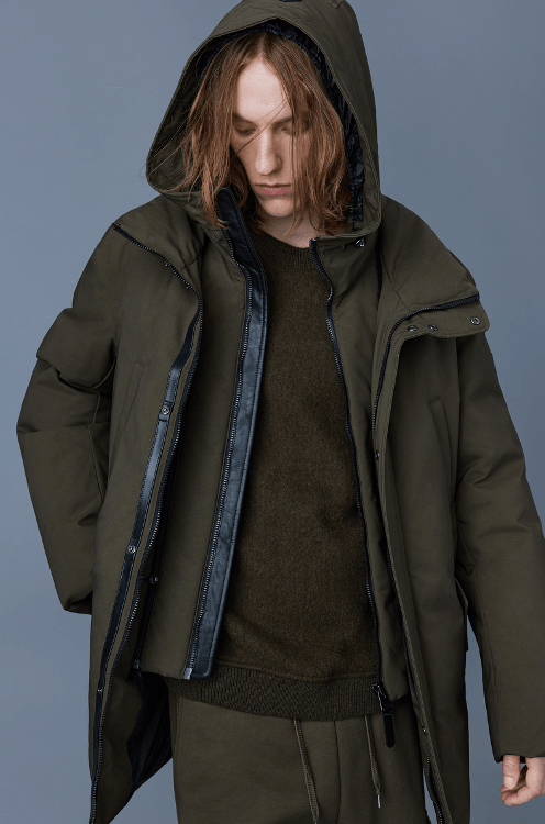 MACKAGE EDWARD-NFR 2-in-1 down parka with hooded bib (WITH LOGO ON THE LEFT SLEEVE) - Boutique Bubbles