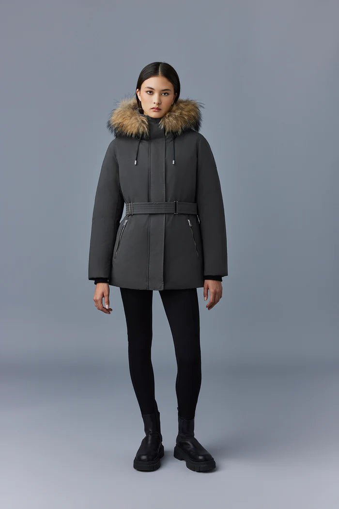 MACKAGE JENI-FZ - 2-in-1 Down parka with removable bib & fur trim - Boutique Bubbles