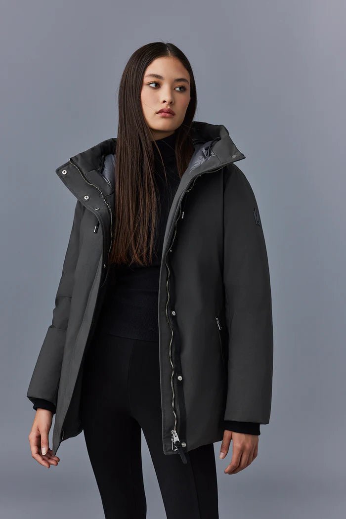 MACKAGE JENI-FZ - 2-in-1 Down parka with removable bib & fur trim - Boutique Bubbles