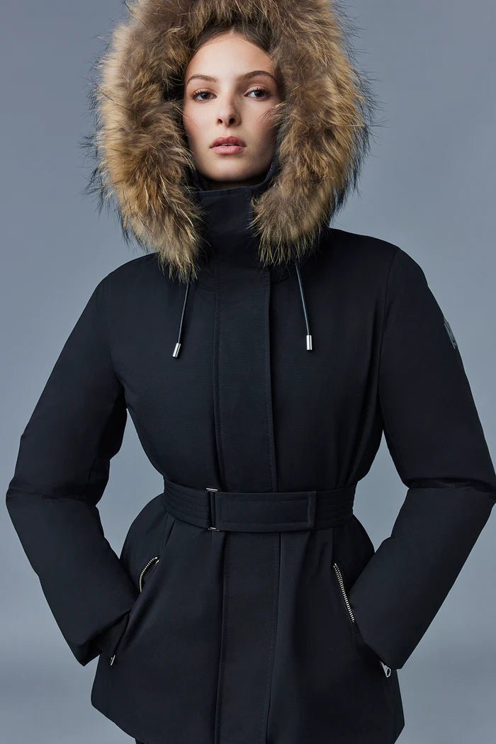 MACKAGE JENI-FZ - 2-in-1 Down parka with removable bib & fur trim - Boutique Bubbles