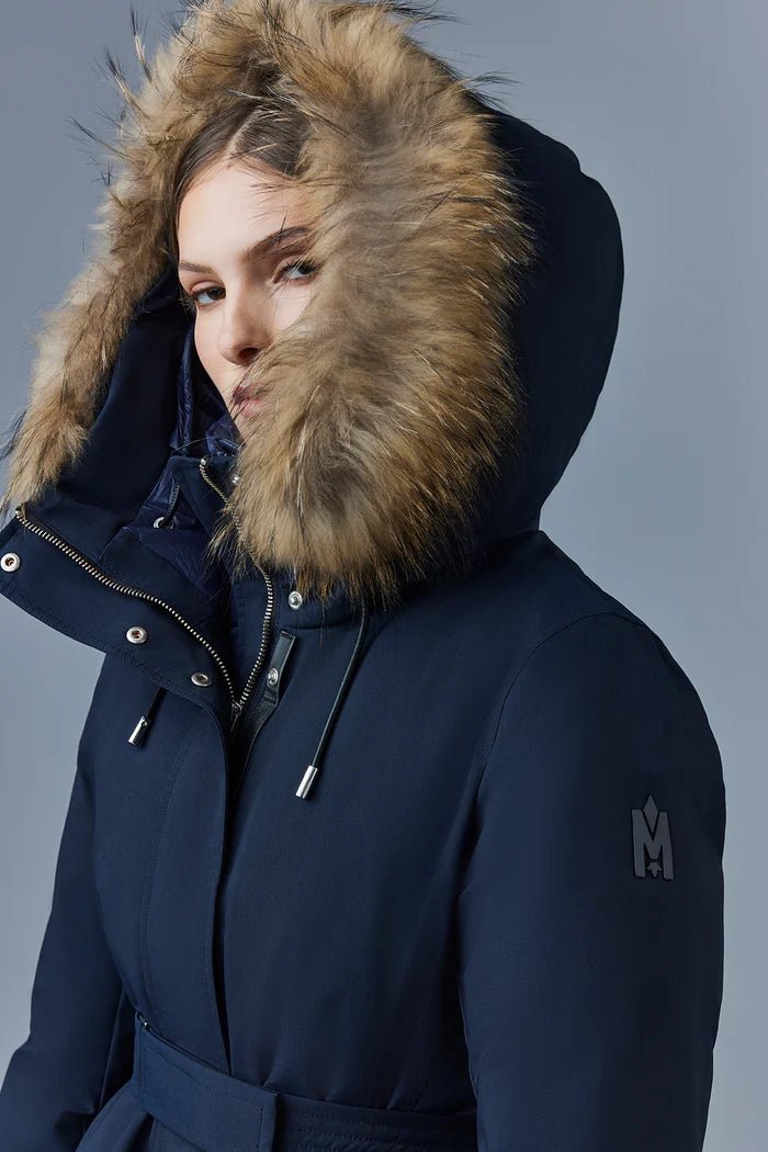 MACKAGE JENI-FZ - 2-in-1 Down parka with removable bib & fur trim - Boutique Bubbles