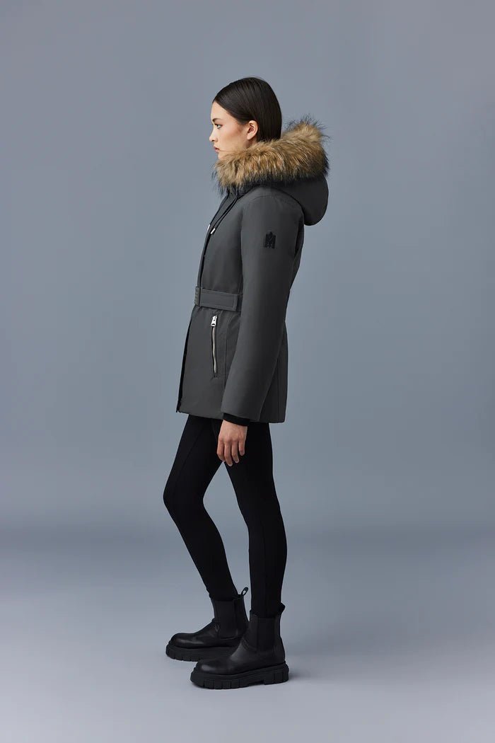 MACKAGE JENI-FZ - 2-in-1 Down parka with removable bib & fur trim - Boutique Bubbles