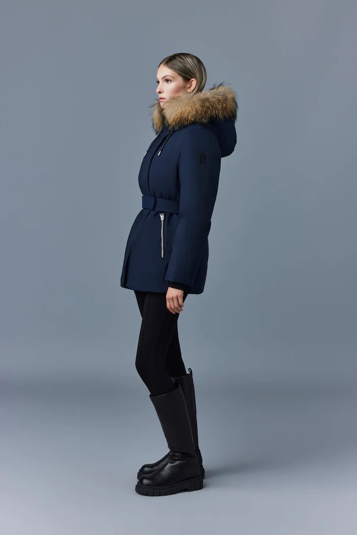MACKAGE JENI-FZ - 2-in-1 Down parka with removable bib & fur trim - Boutique Bubbles