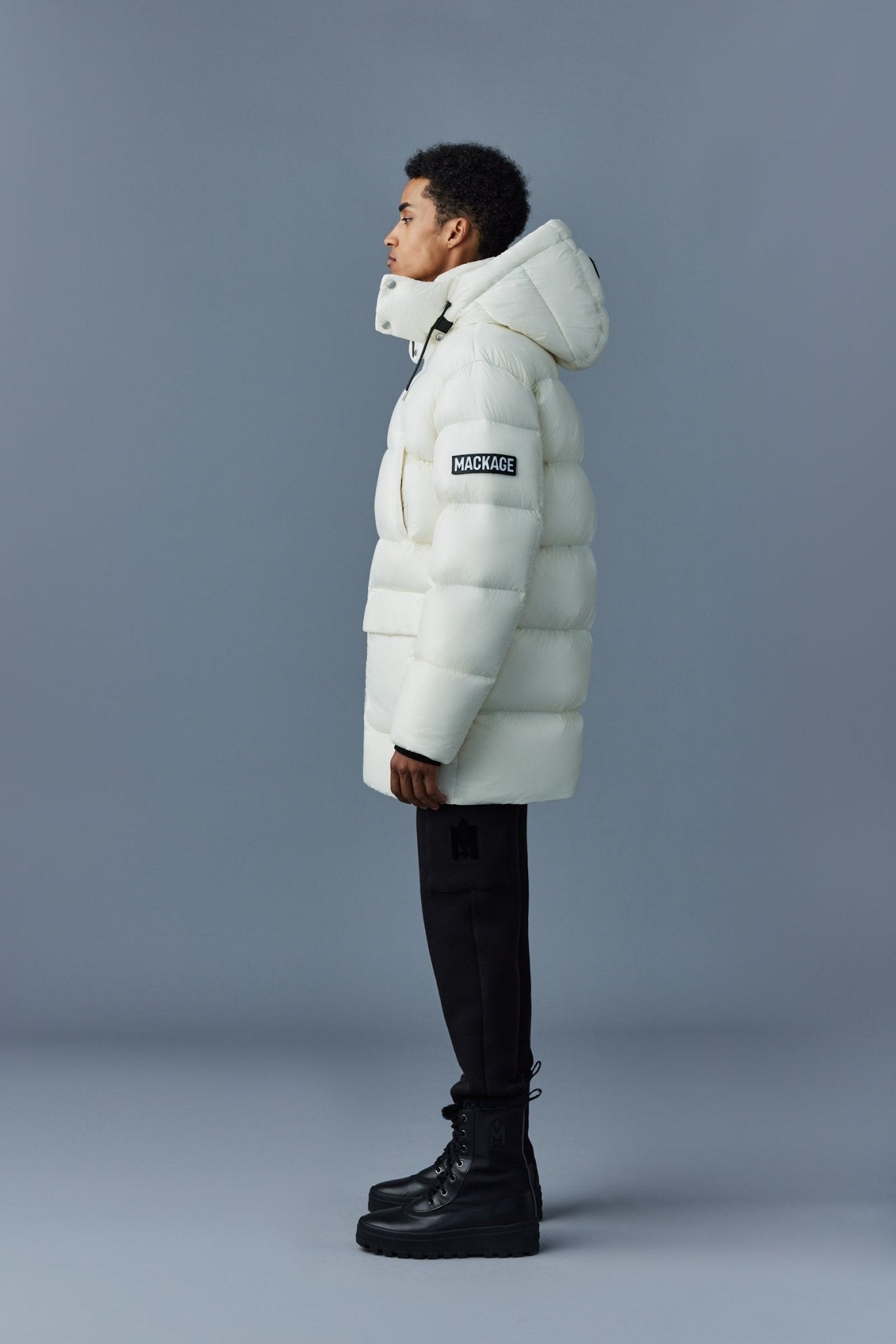 MACKAGE KENDRICK-R - lustrous light-downparka with hood - Boutique Bubbles