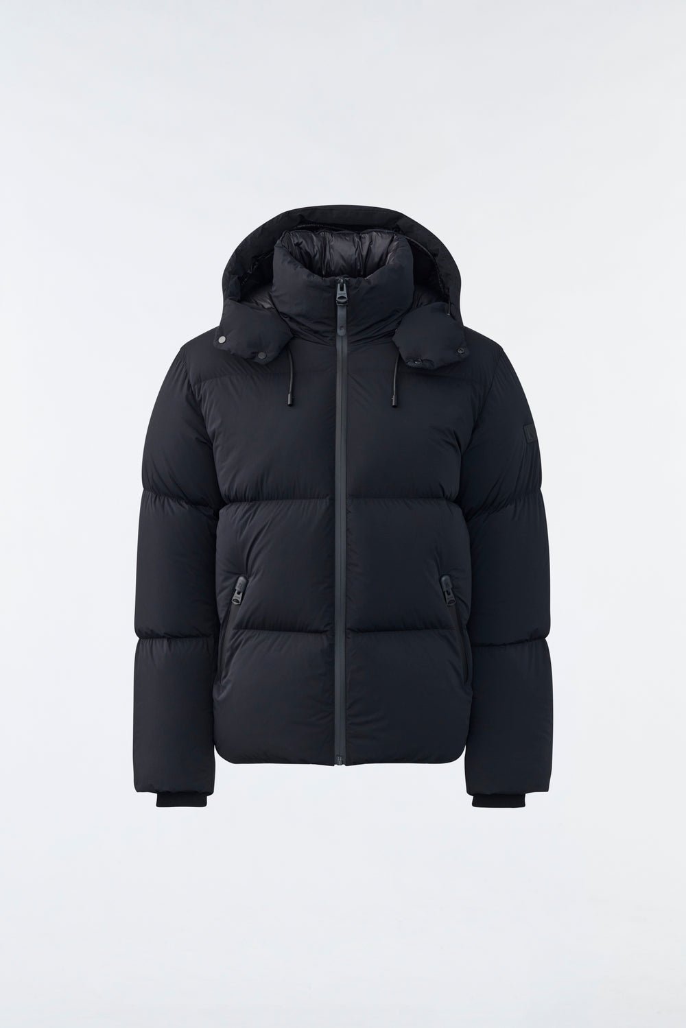 MACKAGE KENT-STR2 - lustrous light down jacket with hood - Boutique Bubbles