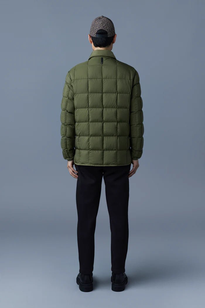 MACKAGE OSMOND - Matte light down overshirt for men - Boutique Bubbles