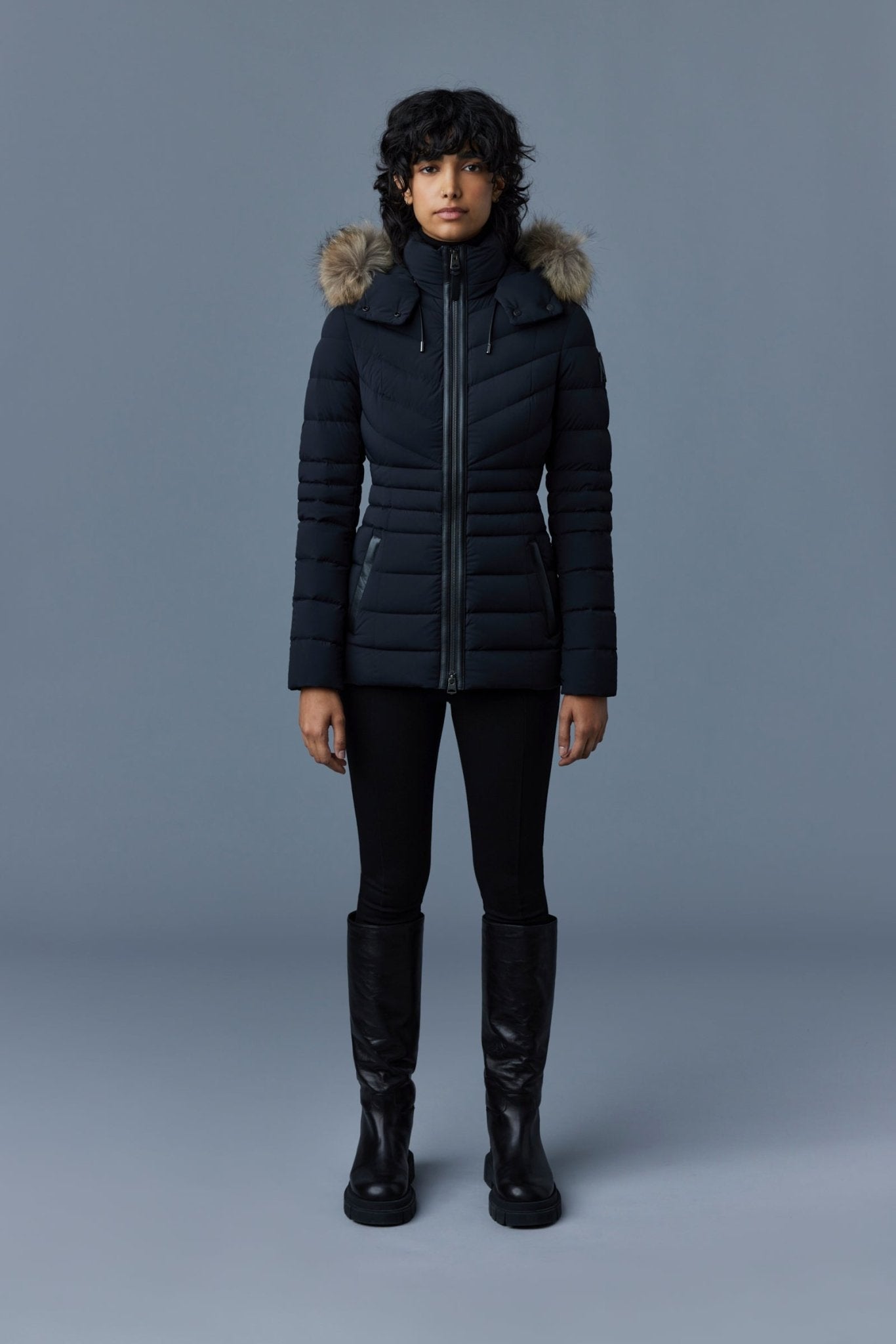 MACKAGE PATSYFR Agile 360 down jacket with natural fur Boutique