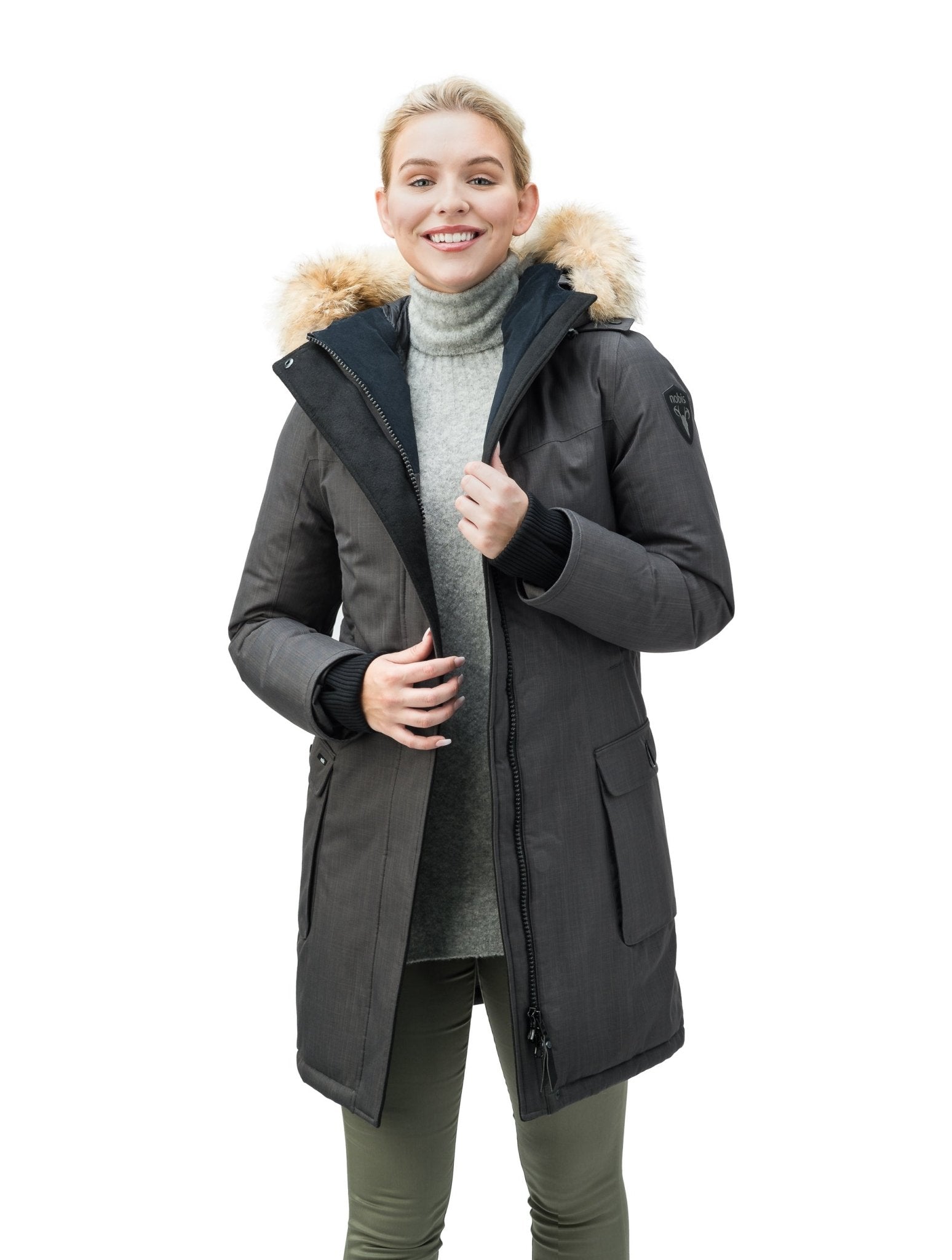 NOBIS ABBY LEGACY - Ladies Thigh Length Parka FINAL SALE - Boutique Bubbles