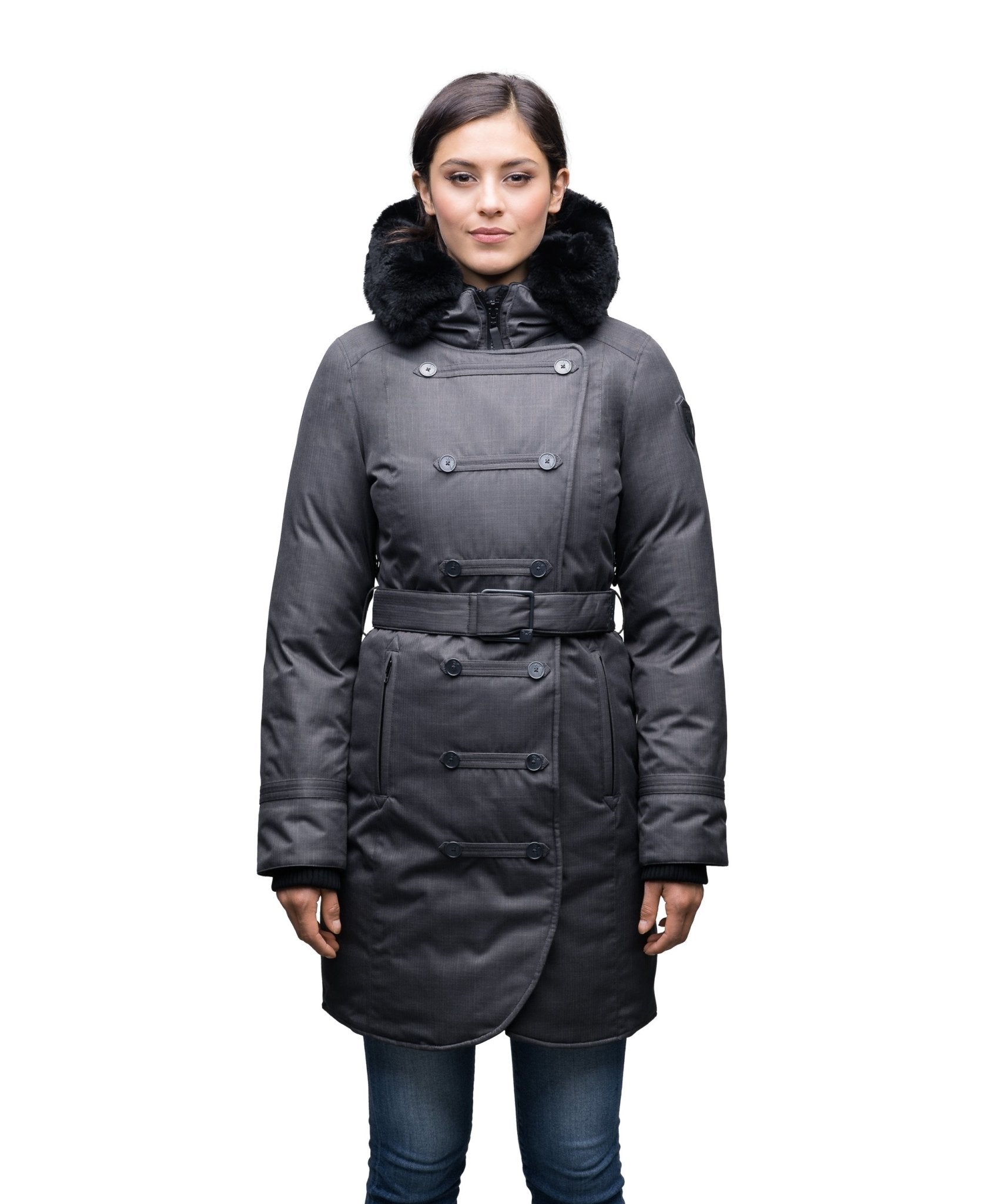 NOBIS URSULA - Ladies Double Breasted Coat - FINAL SALE - Boutique Bubbles