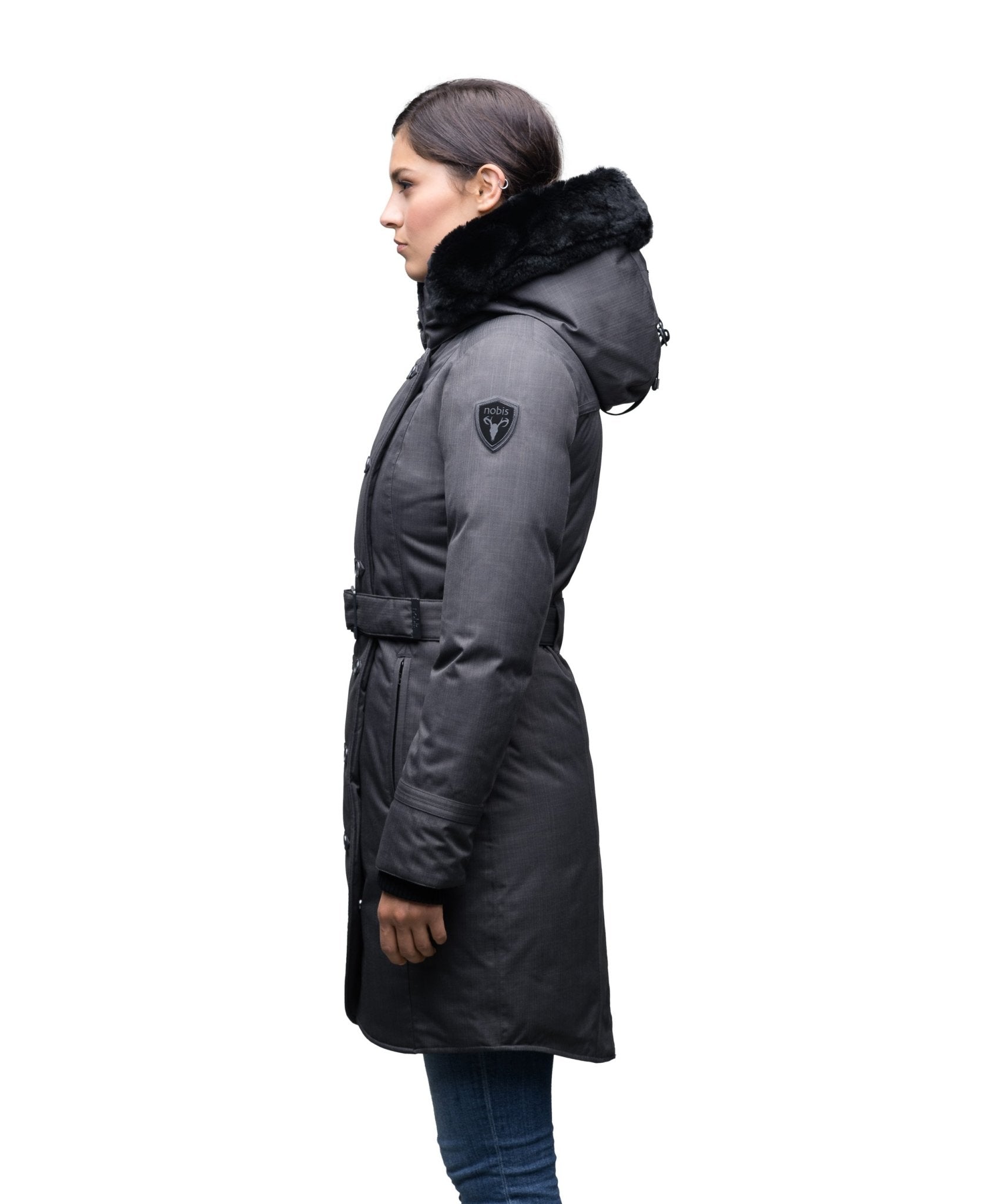 NOBIS URSULA - Ladies Double Breasted Coat - FINAL SALE - Boutique Bubbles