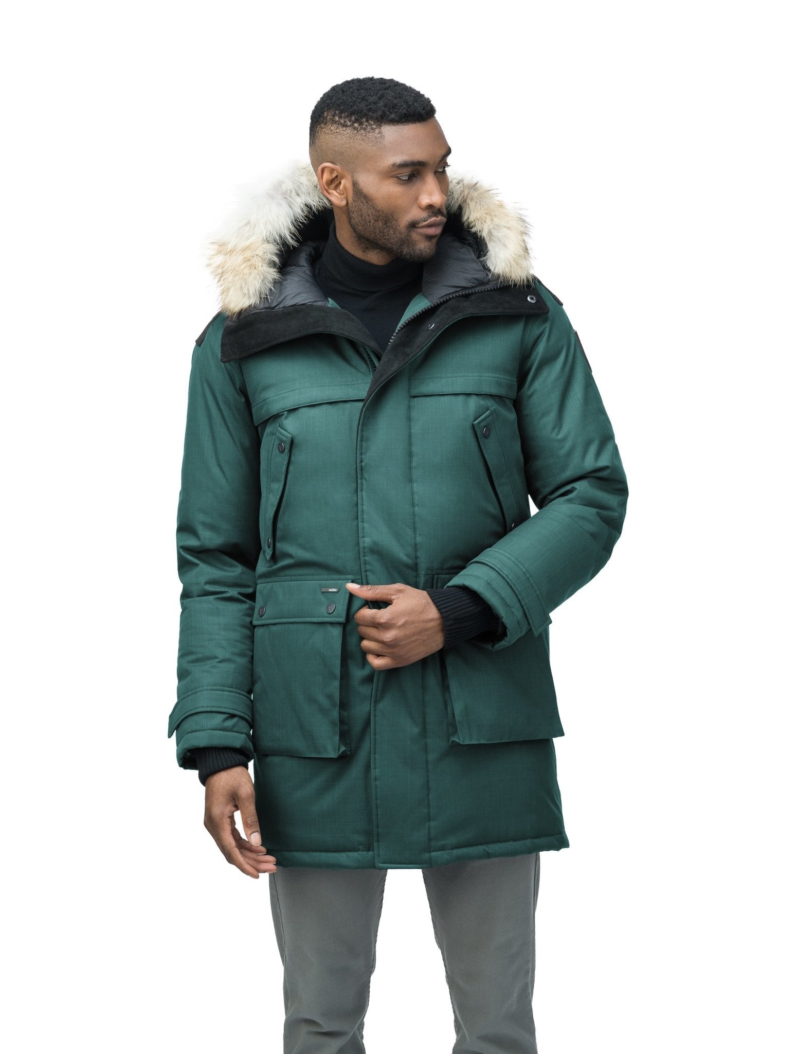 NOBIS YATESY - Men's Long Parka FINAL SALE - Boutique Bubbles