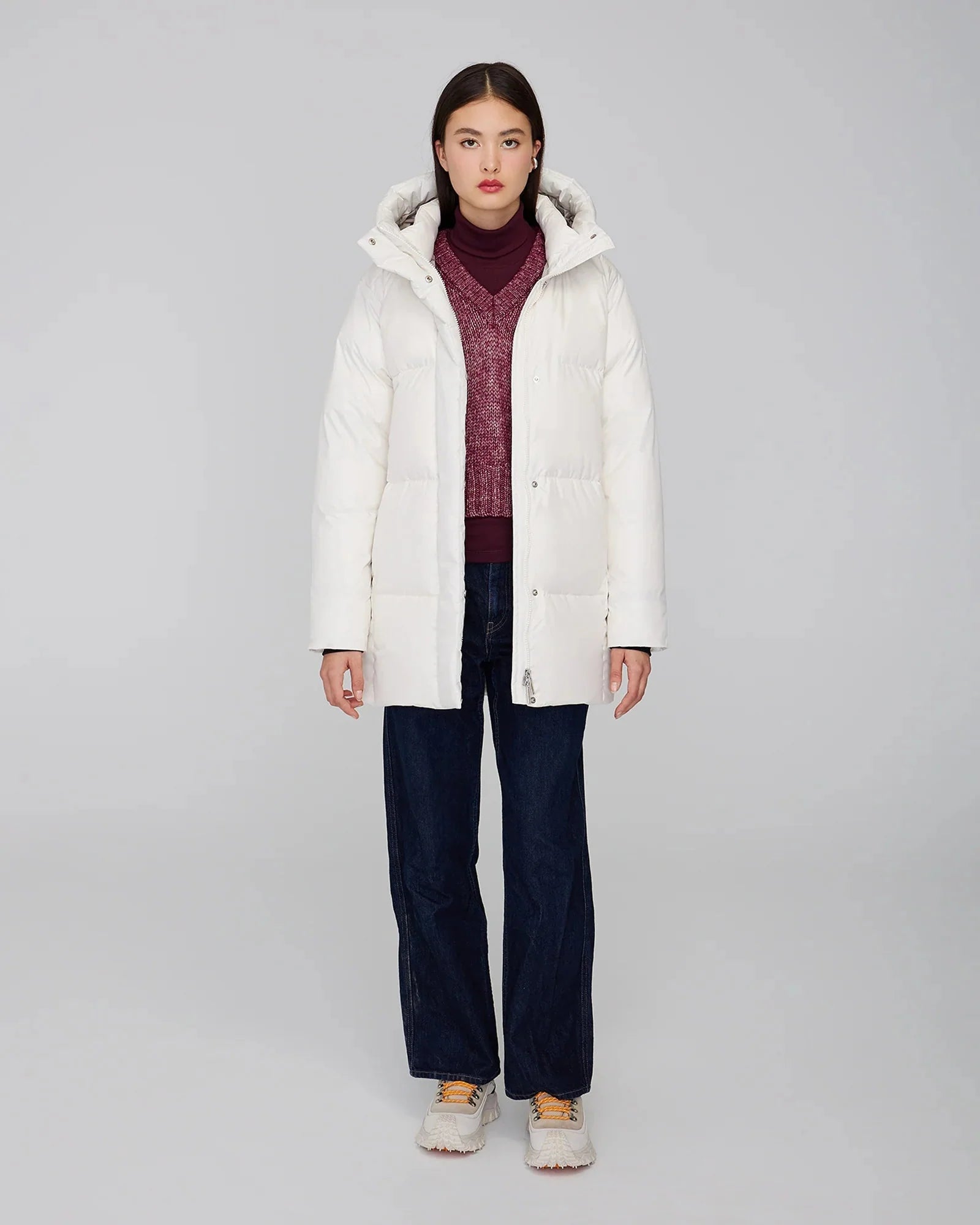 QUARTZ Co JUNE 2.0 - Hooded Down Puffer Jacket - Boutique Bubbles